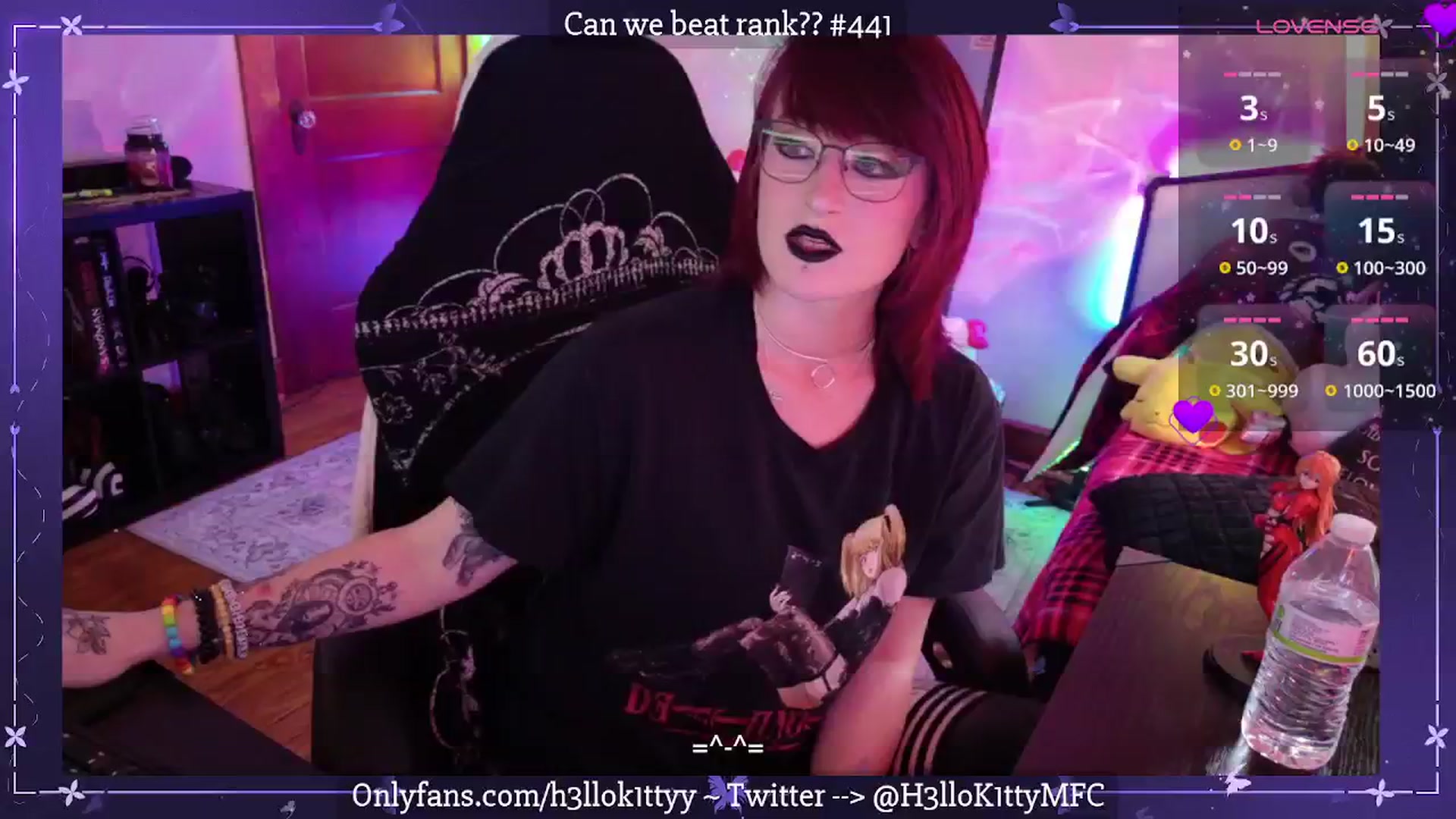 Gallery image thumbnail from H3llok1tty's myfreecams stream on, 05/04/2025, 14:46 image 7 of 20