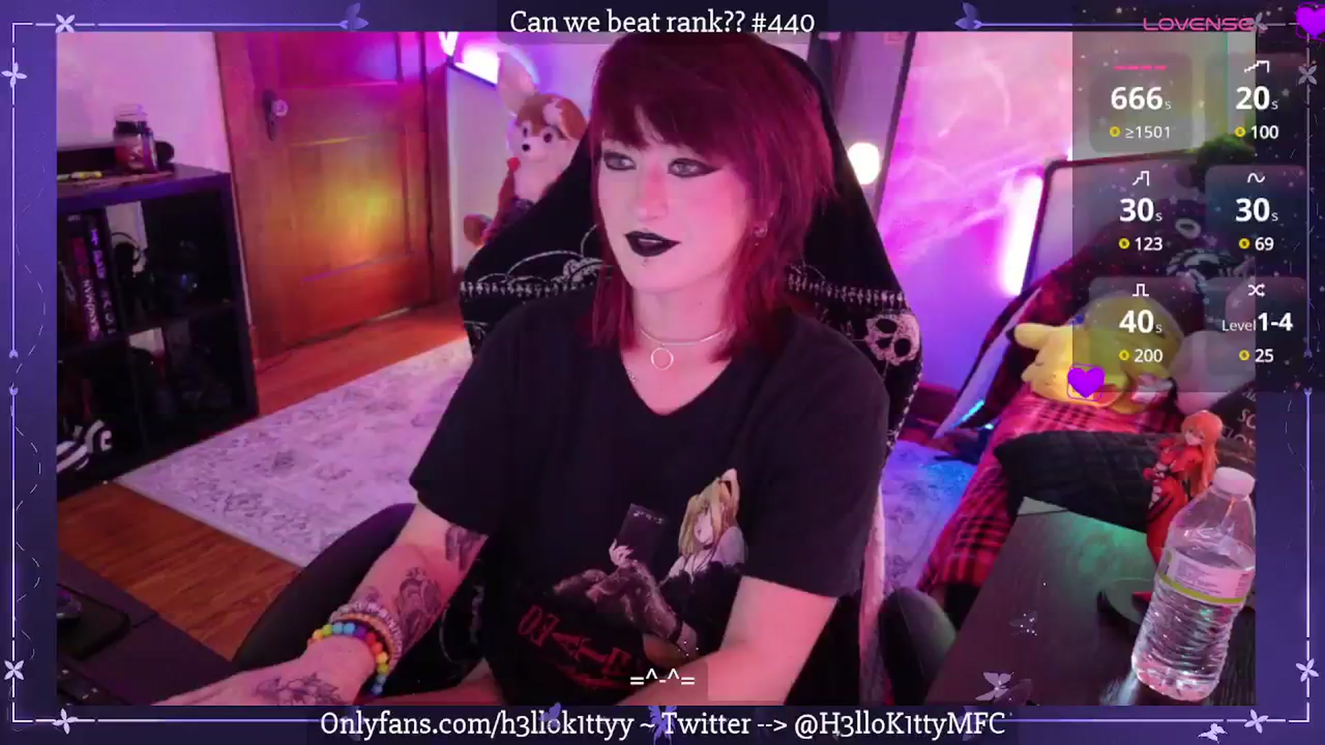 Gallery image thumbnail from H3llok1tty's myfreecams stream on, 05/04/2025, 14:46 image 6 of 20