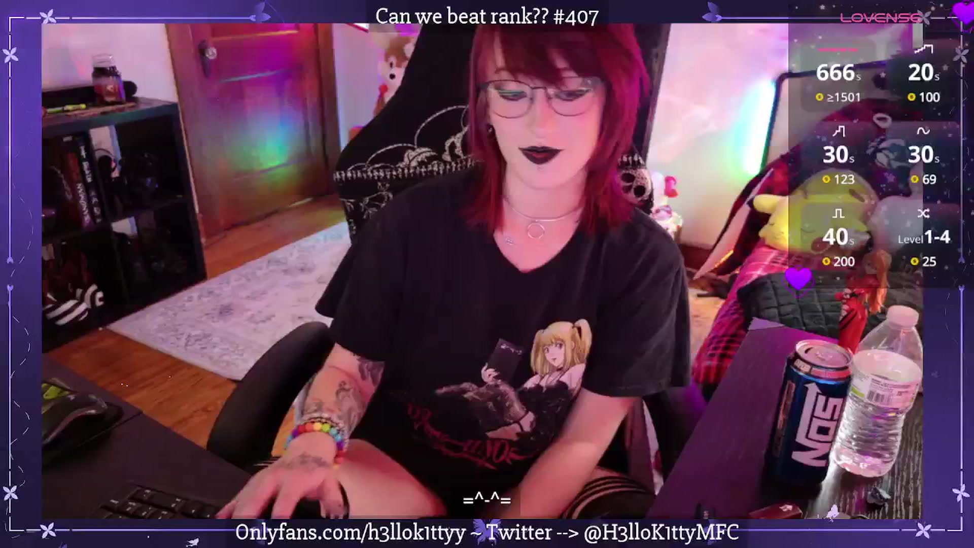 Gallery image thumbnail from H3llok1tty's myfreecams stream on, 05/04/2025, 14:46 image 11 of 20