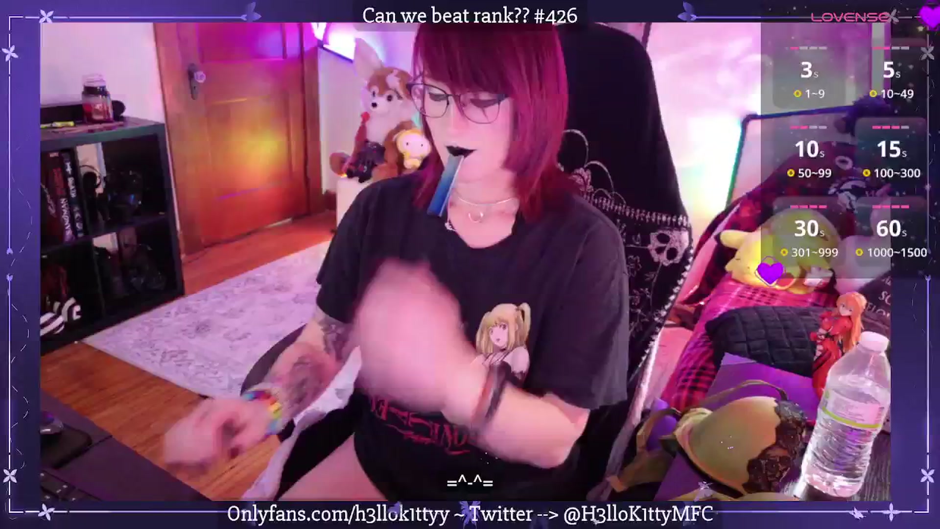 Gallery image thumbnail from H3llok1tty's myfreecams stream on, 05/04/2025, 14:46 image 8 of 20