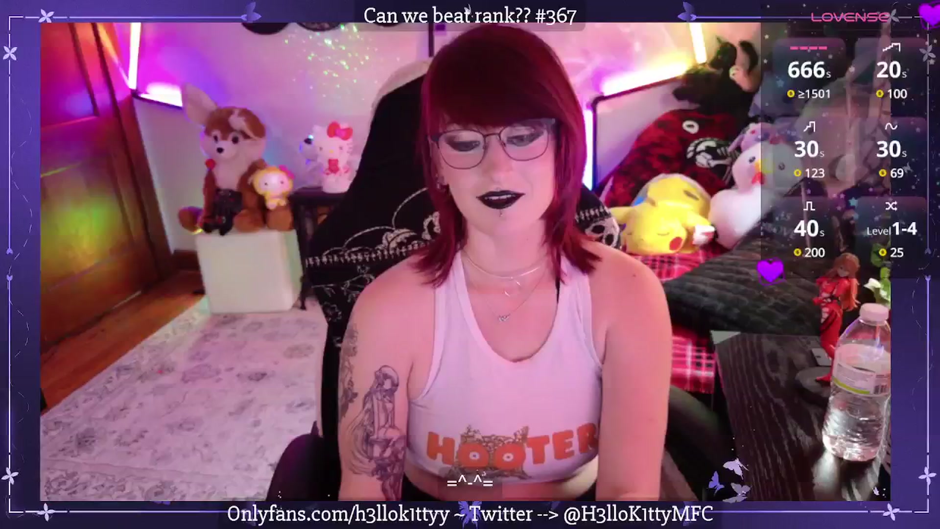 Gallery image thumbnail from H3llok1tty's myfreecams stream on, 05/04/2025, 15:40 image 8 of 20
