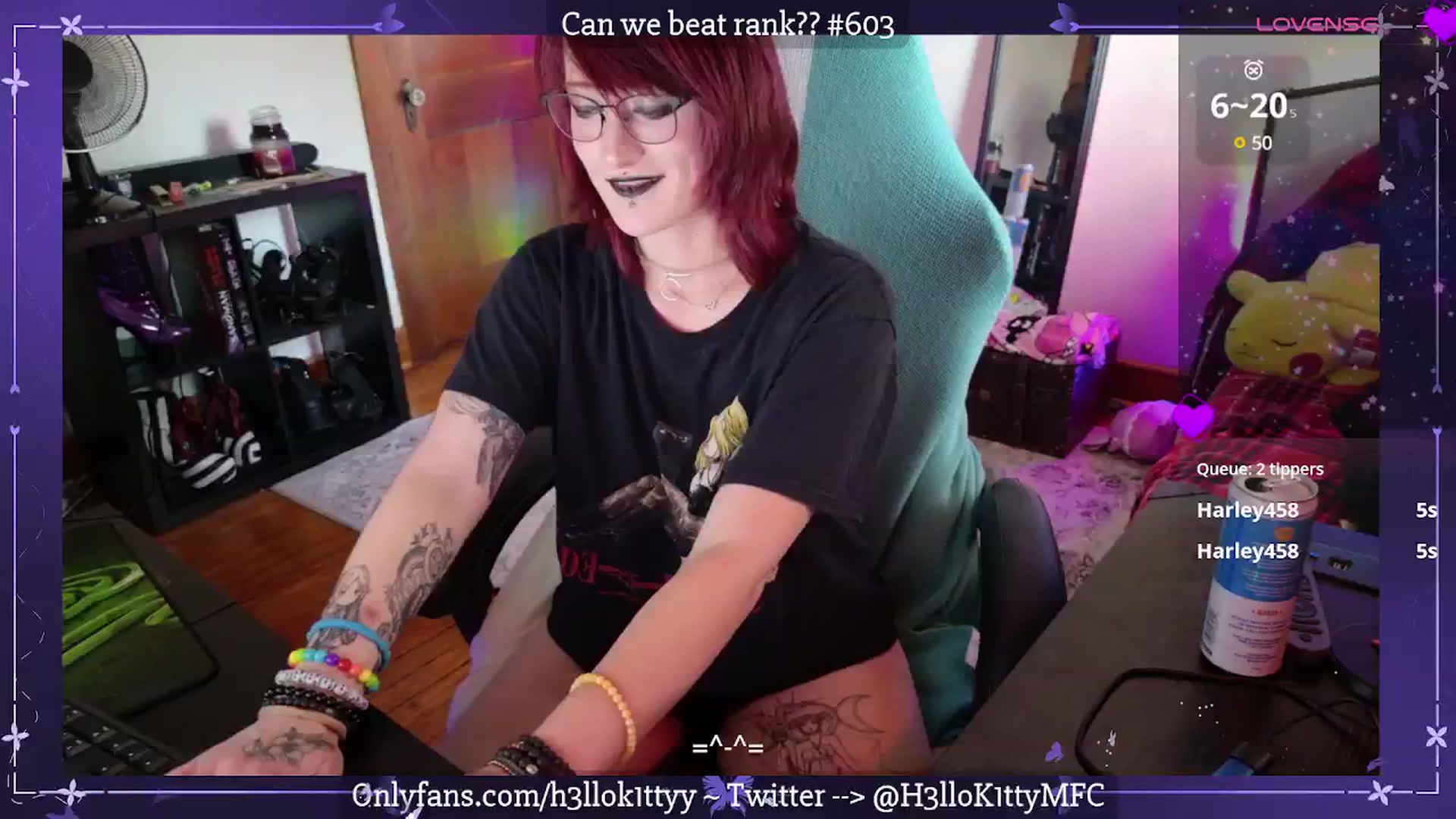 Gallery image thumbnail from H3llok1tty's myfreecams stream on, 05/11/2025, 14:01 image 16 of 20