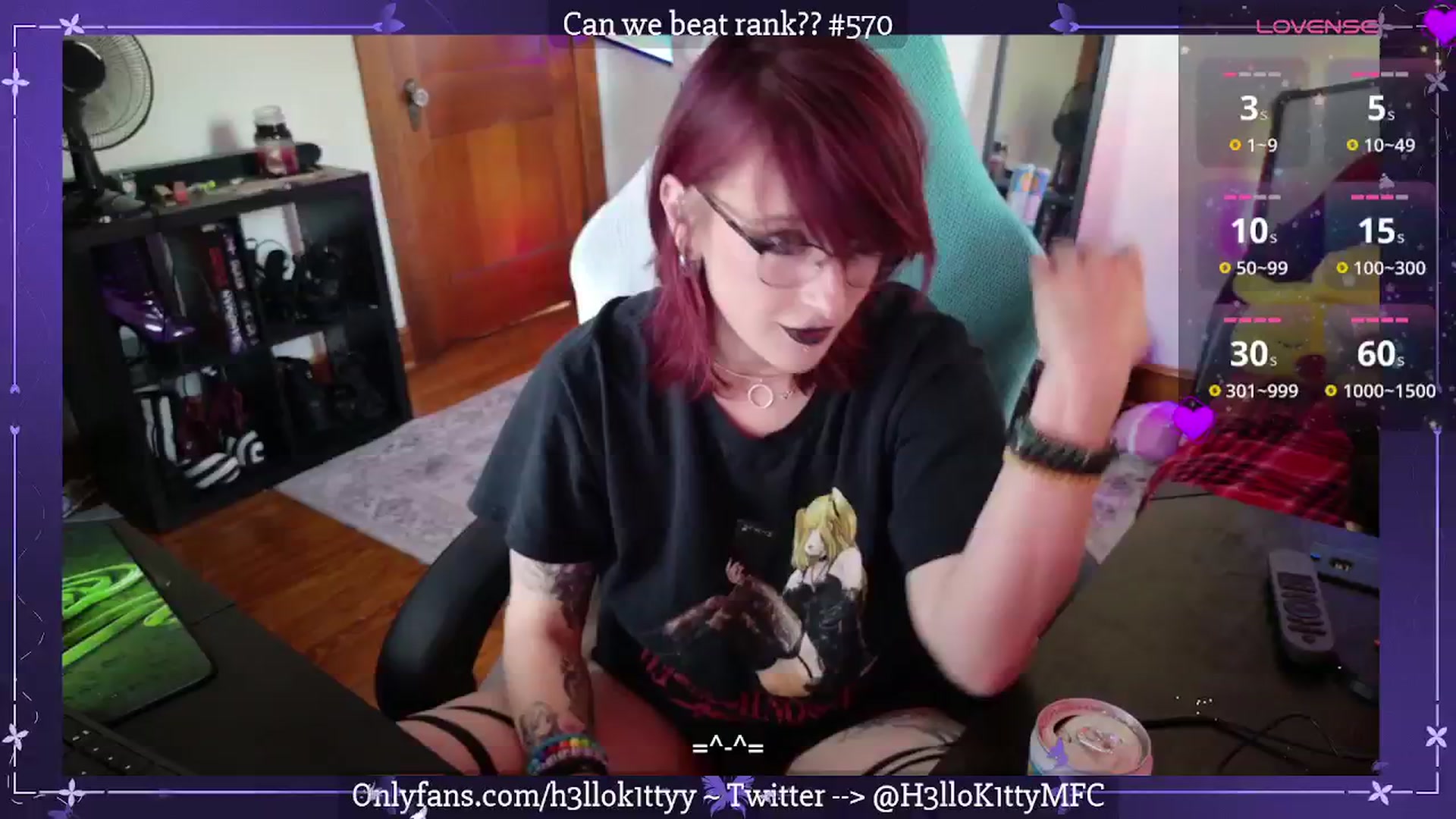 Gallery image thumbnail from H3llok1tty's myfreecams stream on, 05/11/2025, 14:01 image 17 of 20