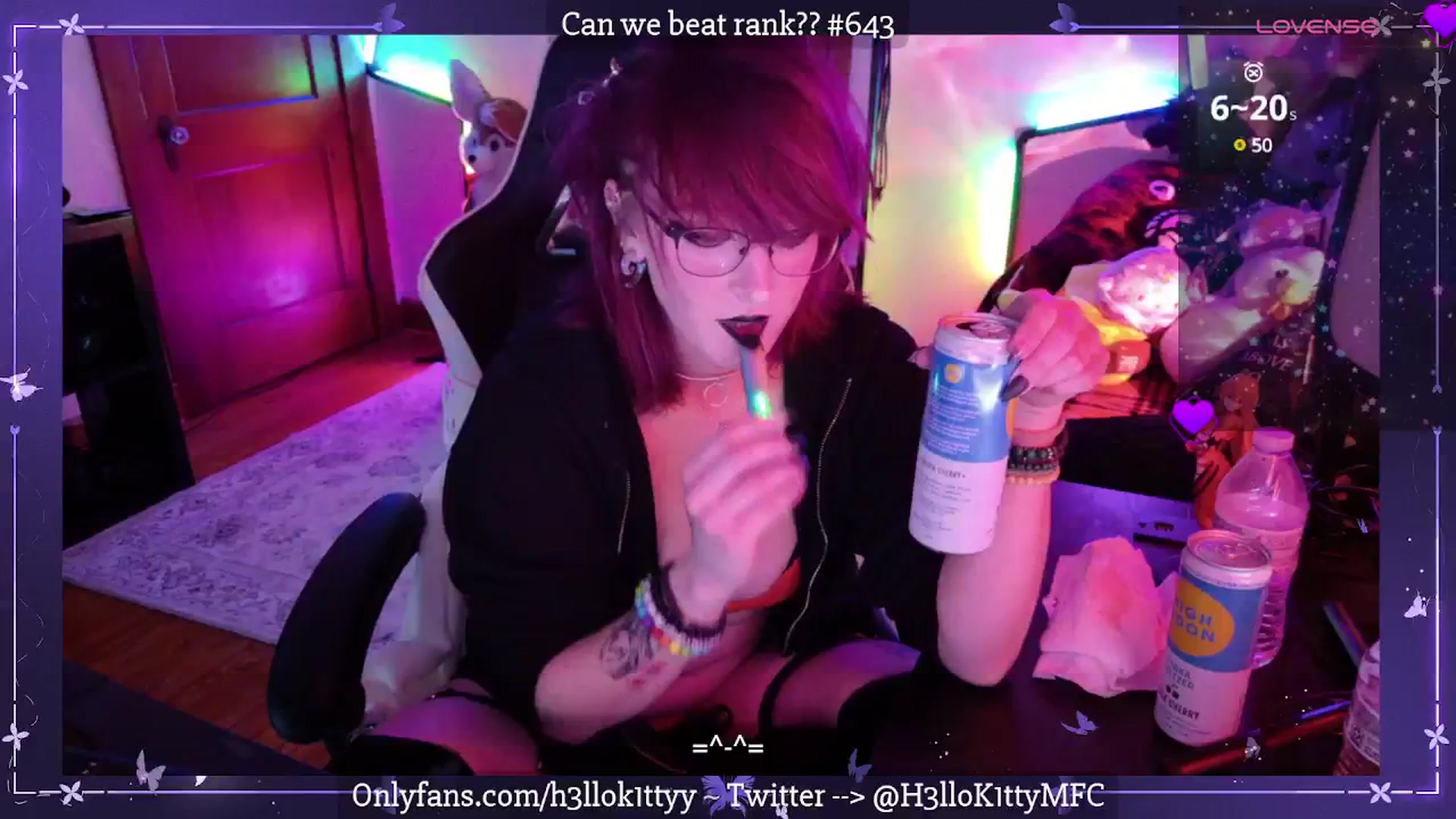 Gallery image thumbnail from H3llok1tty's myfreecams stream on, 05/19/2025, 09:35 image 4 of 20