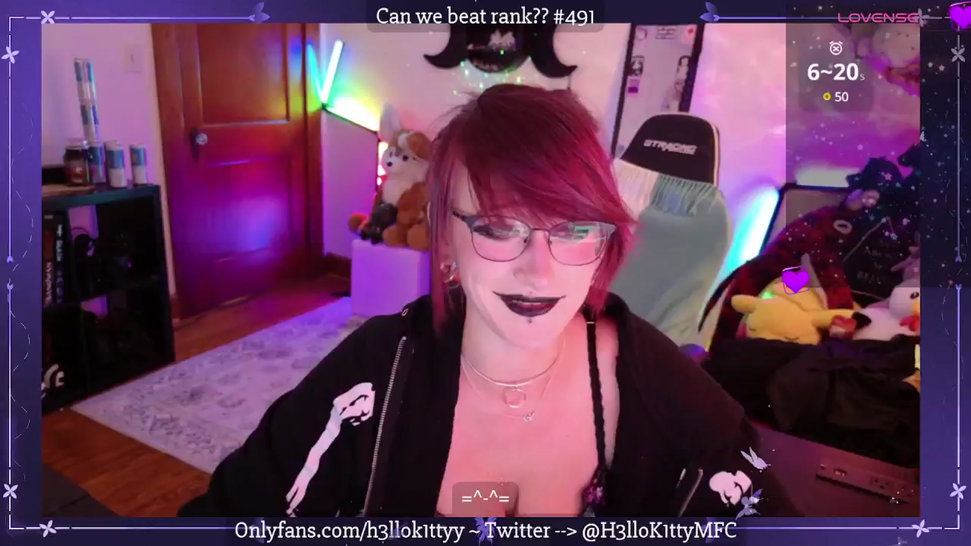 Gallery image thumbnail from H3llok1tty's myfreecams stream on, 05/25/2025, 14:21 image 14 of 20
