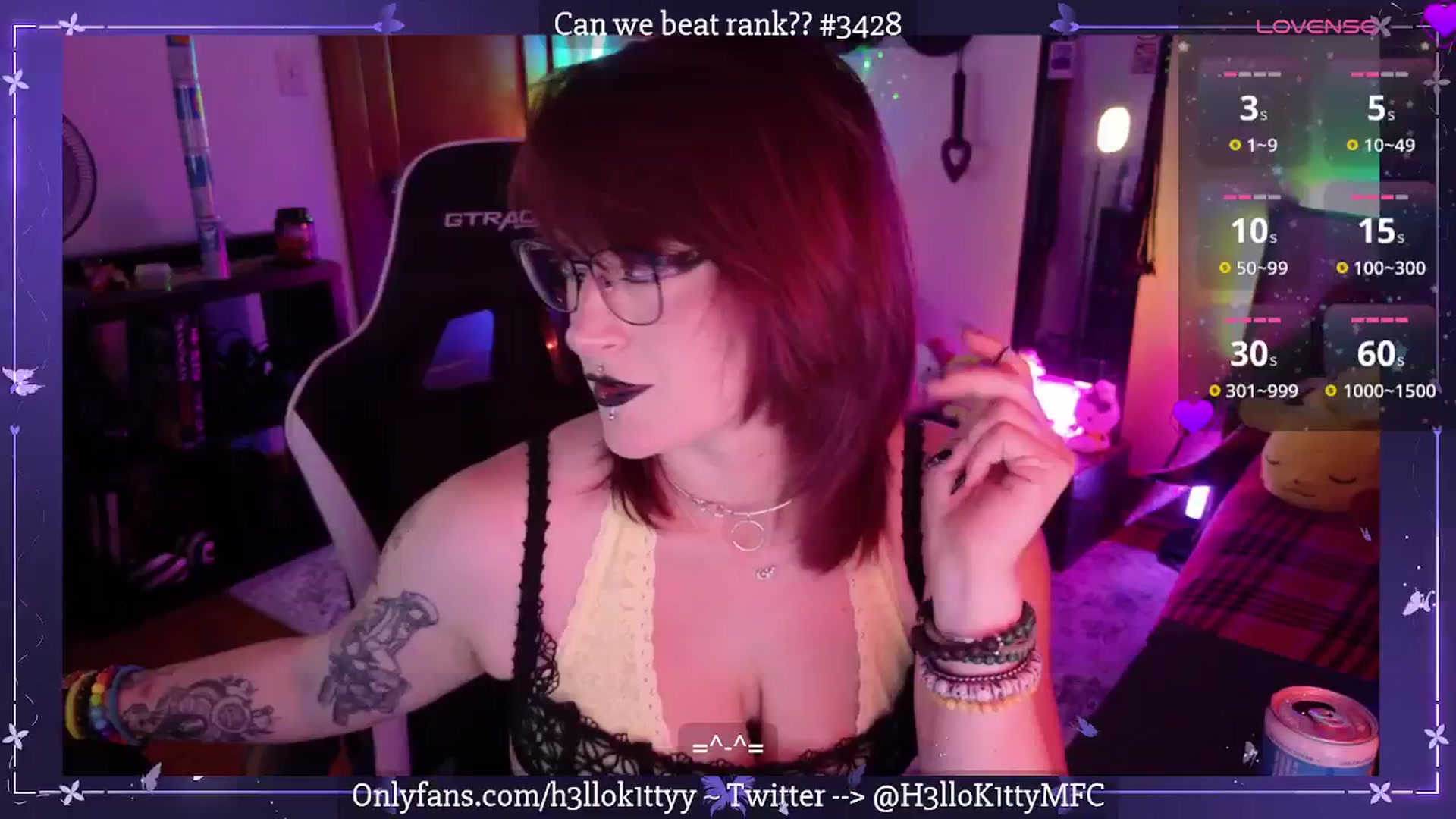 Gallery image thumbnail from H3llok1tty's myfreecams stream on, 06/09/2025, 08:16 image 5 of 20