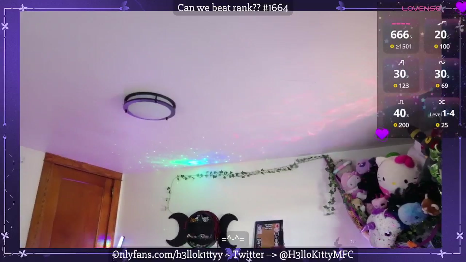 Gallery image thumbnail from H3llok1tty's myfreecams stream on, 07/05/2025, 12:06 image 16 of 20