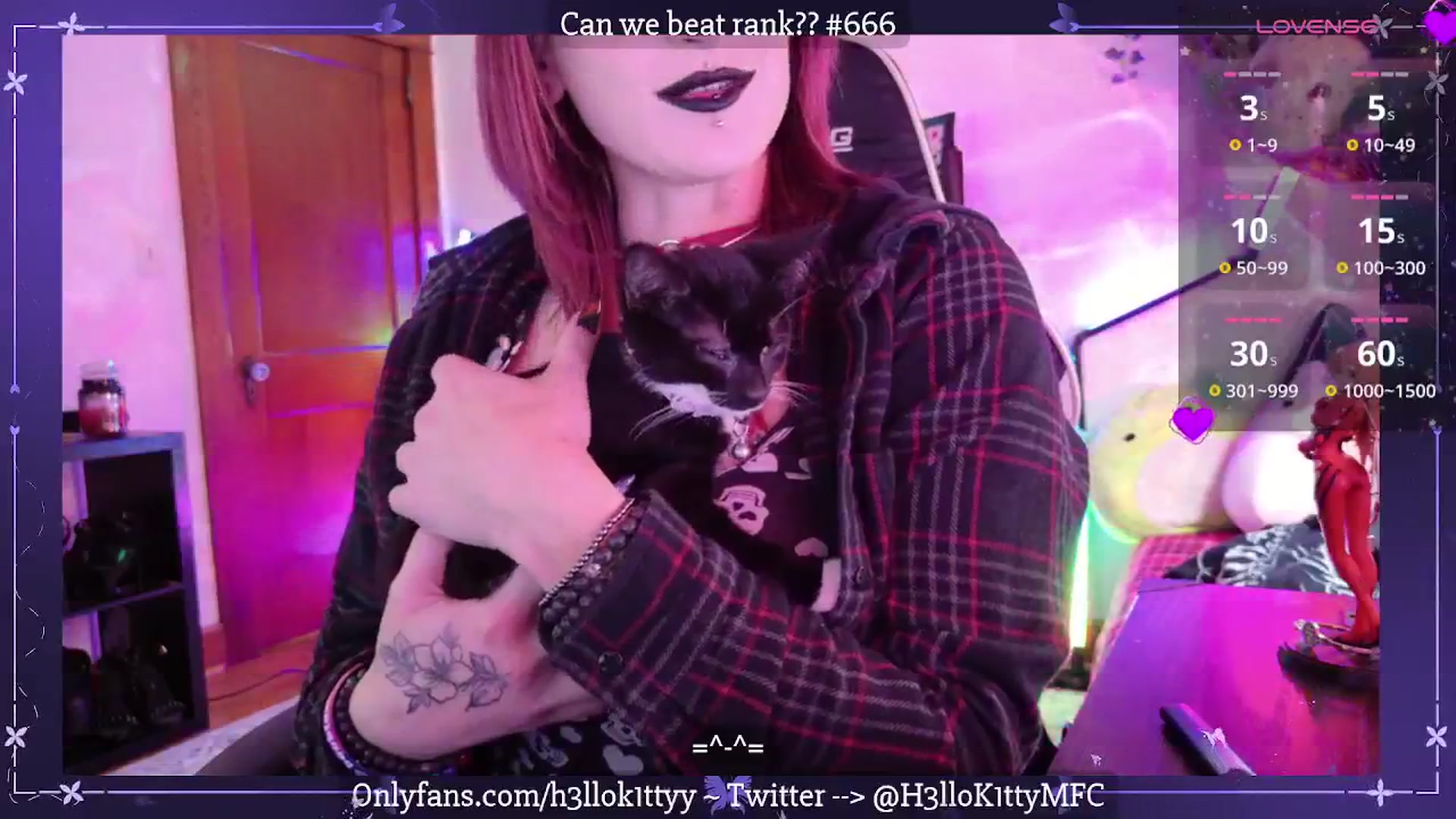 Gallery image thumbnail from H3llok1tty's myfreecams stream on, 07/09/2025, 13:23 image 18 of 20