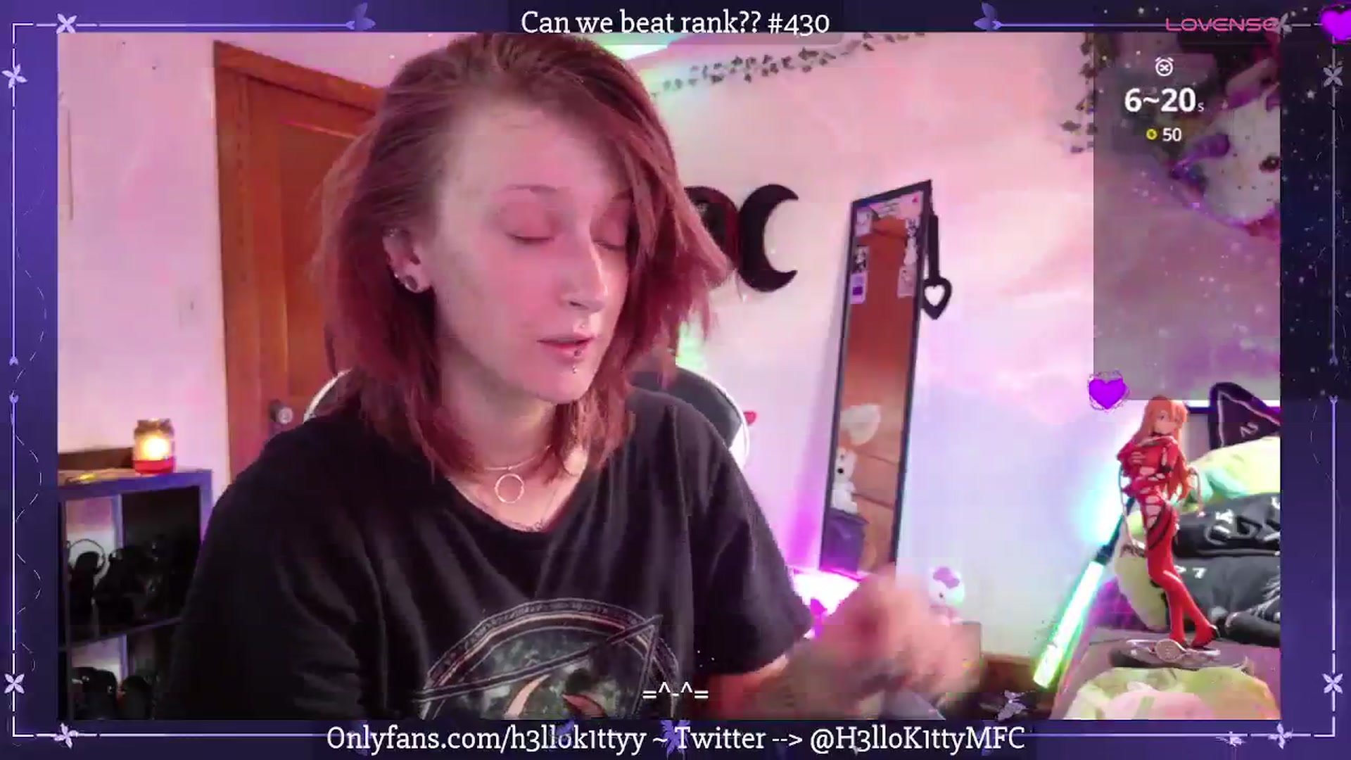 Gallery image thumbnail from H3llok1tty's myfreecams stream on, 07/11/2025, 14:15 image 20 of 20