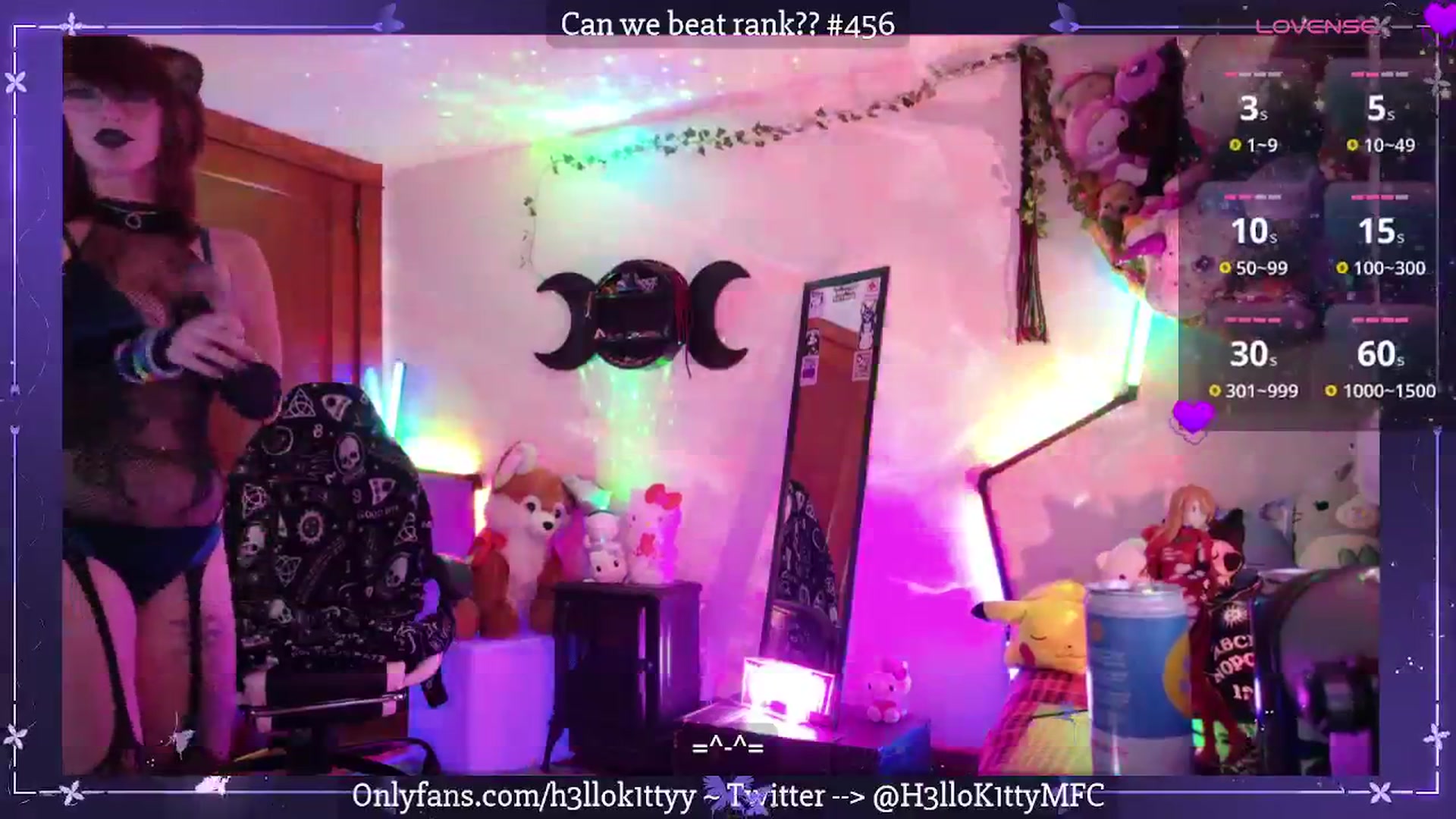 Gallery image thumbnail from H3llok1tty's myfreecams stream on, 07/19/2025, 10:28 image 12 of 20