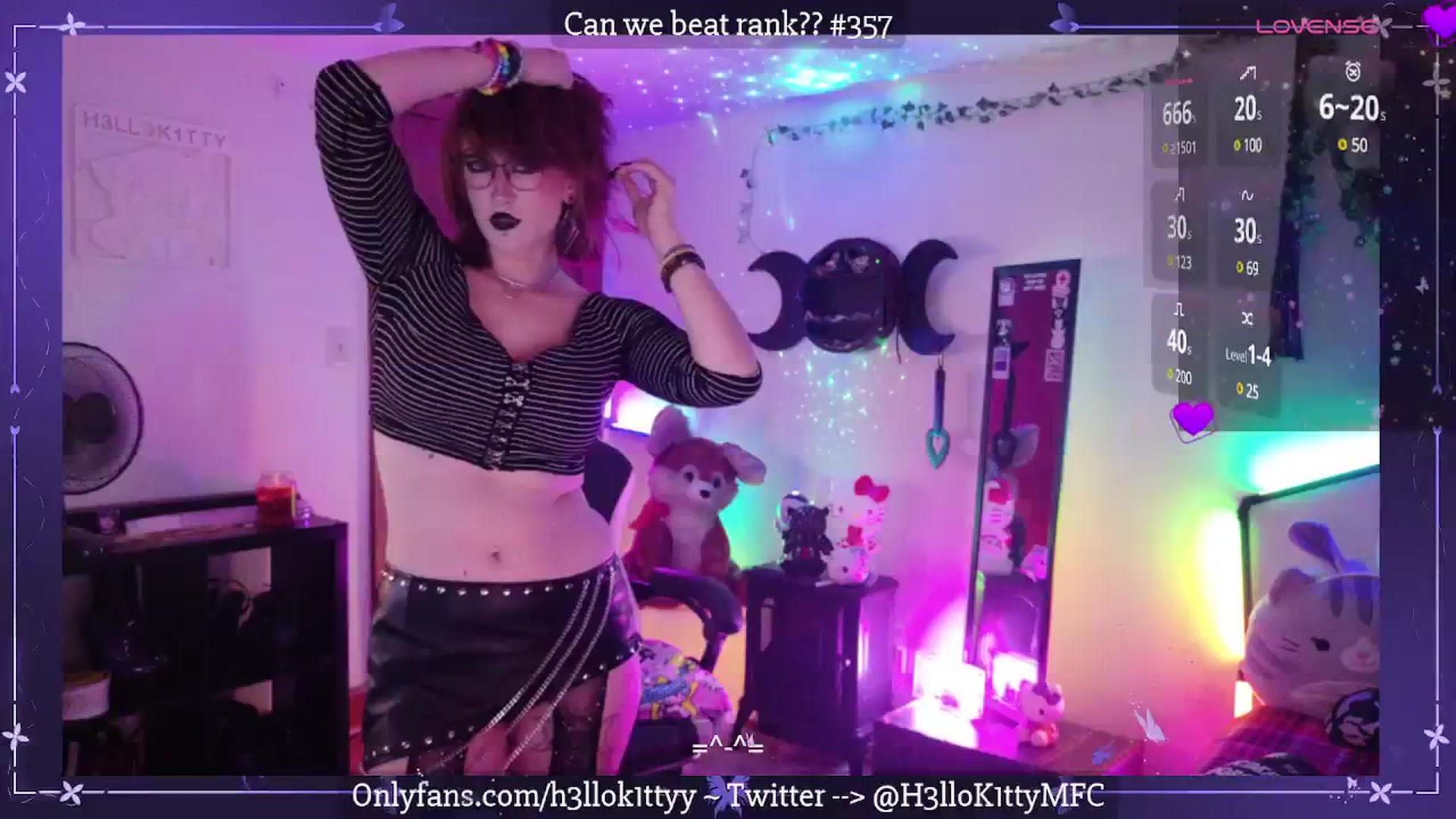 Gallery image thumbnail from H3llok1tty's myfreecams stream on, 08/06/2025, 13:26 image 2 of 20