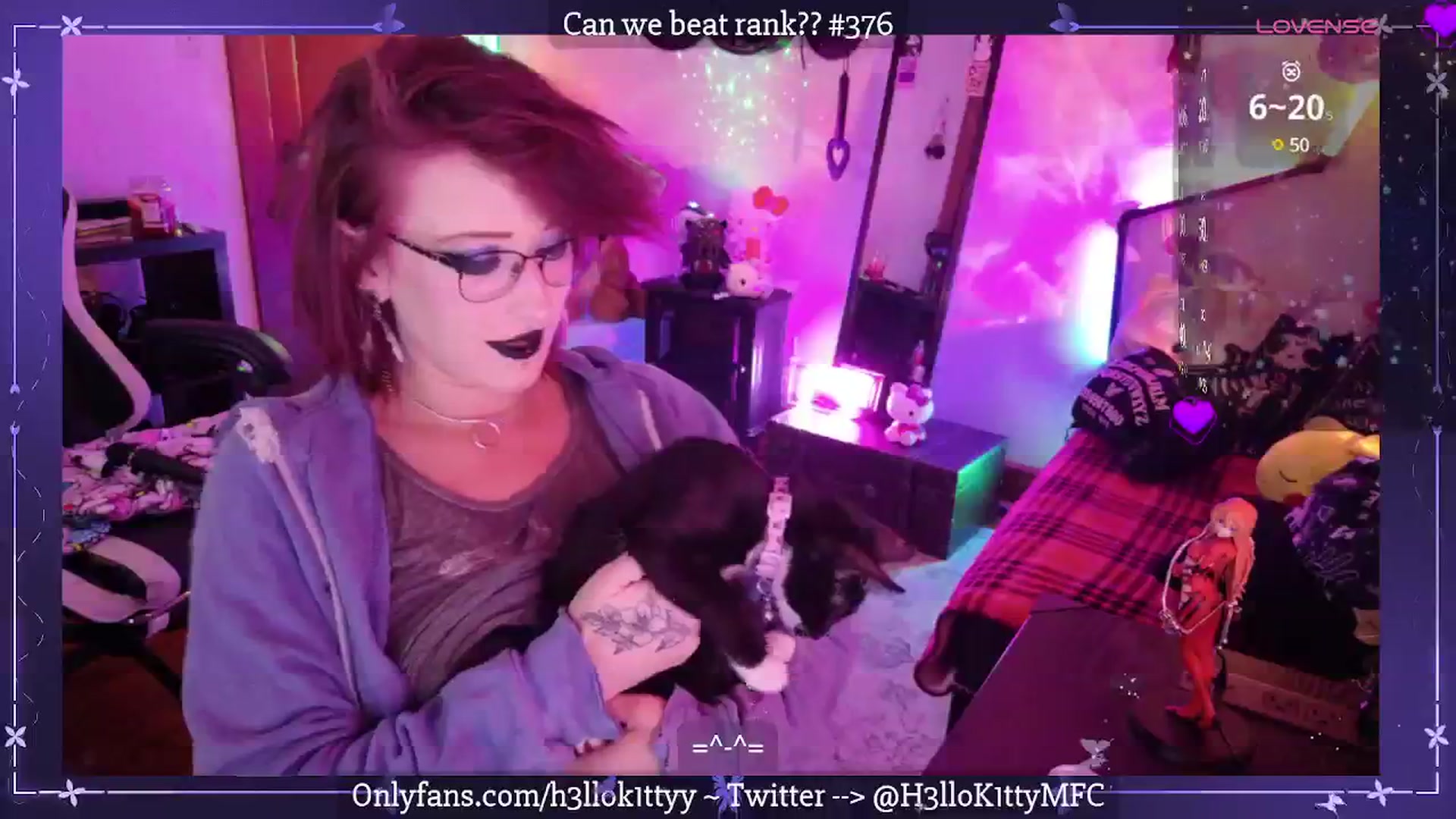 Gallery image thumbnail from H3llok1tty's myfreecams stream on, 08/09/2025, 12:39 image 7 of 20