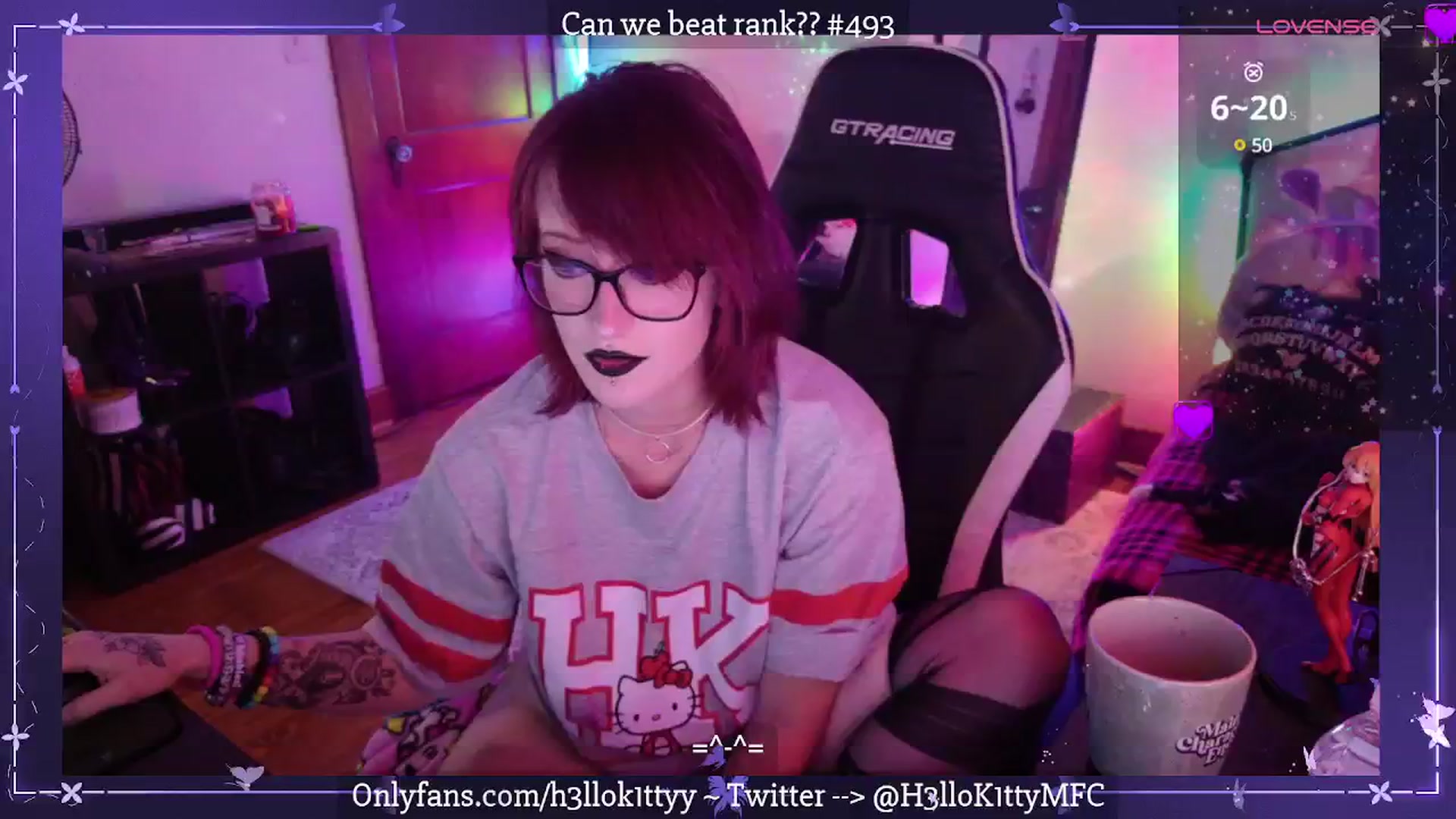 Gallery image thumbnail from H3llok1tty's myfreecams stream on, 08/11/2025, 08:19 image 6 of 20