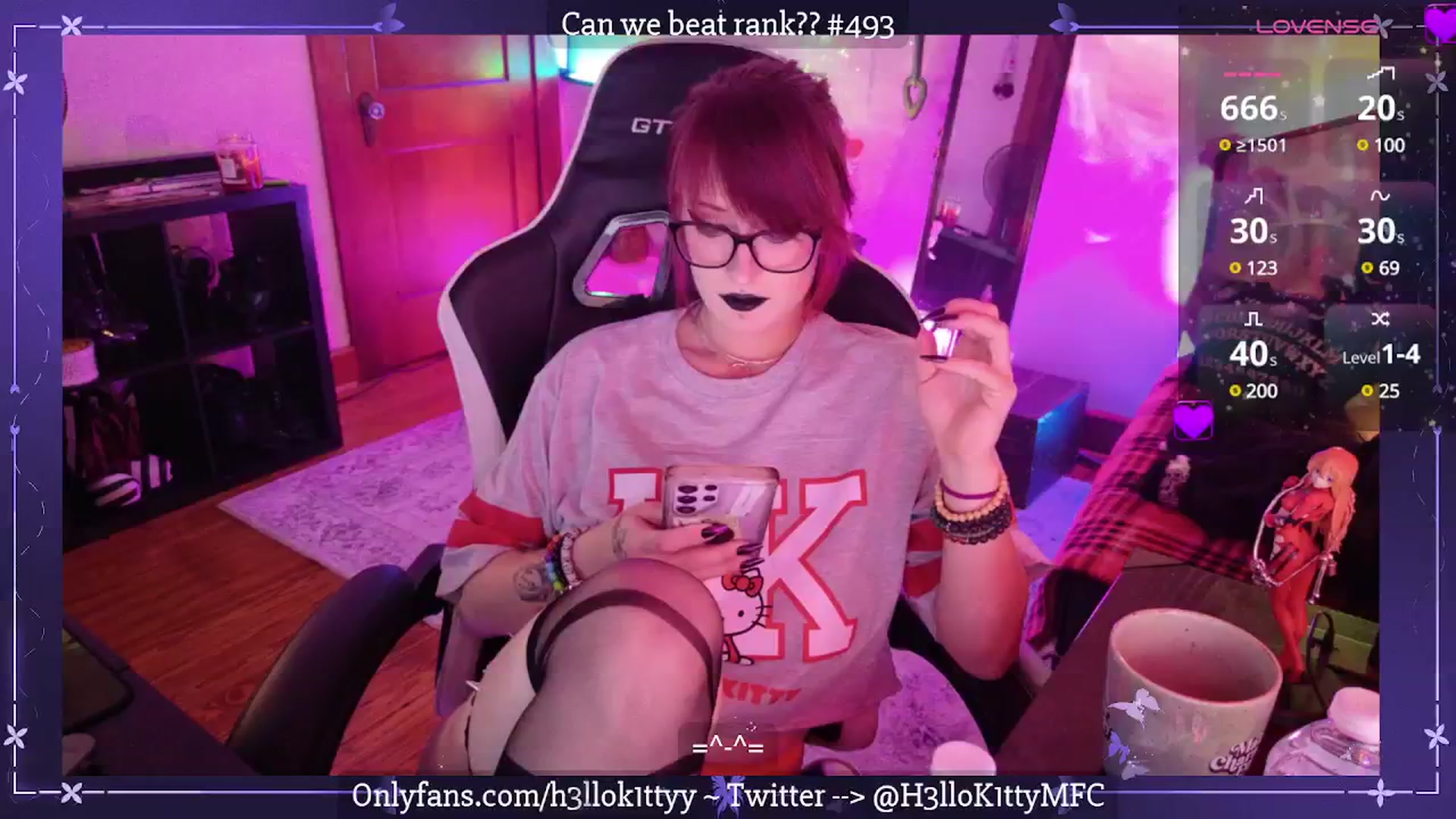 Gallery image thumbnail from H3llok1tty's myfreecams stream on, 08/11/2025, 08:19 image 12 of 20