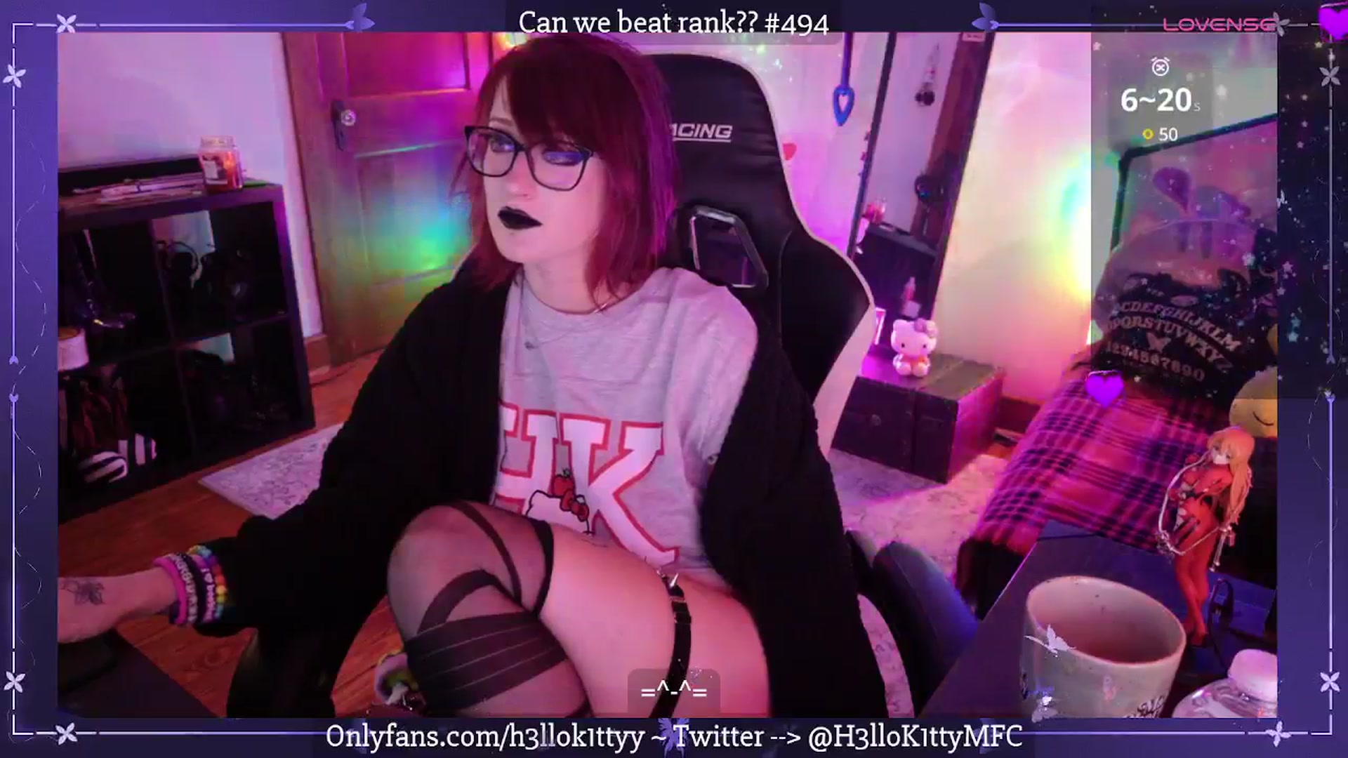 Gallery image thumbnail from H3llok1tty's myfreecams stream on, 08/11/2025, 08:19 image 20 of 20