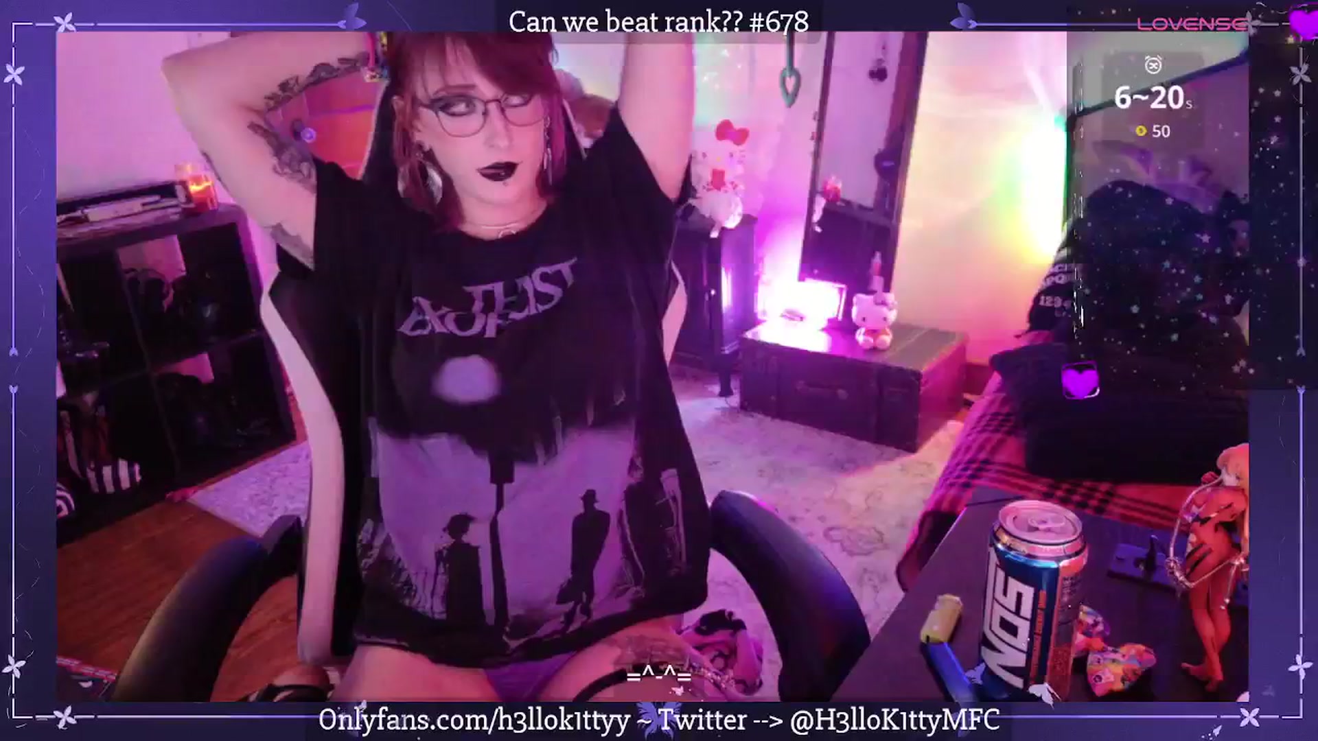 Gallery image thumbnail from H3llok1tty's myfreecams stream on, 08/15/2025, 09:24 image 14 of 20