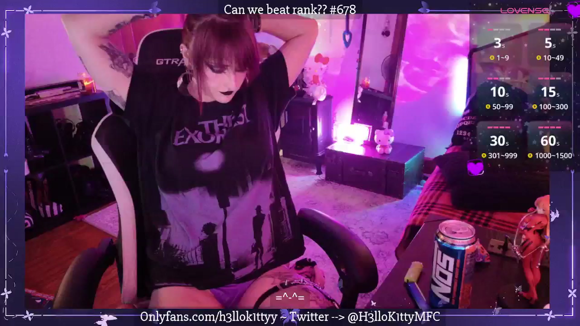 Gallery image thumbnail from H3llok1tty's myfreecams stream on, 08/15/2025, 09:24 image 15 of 20