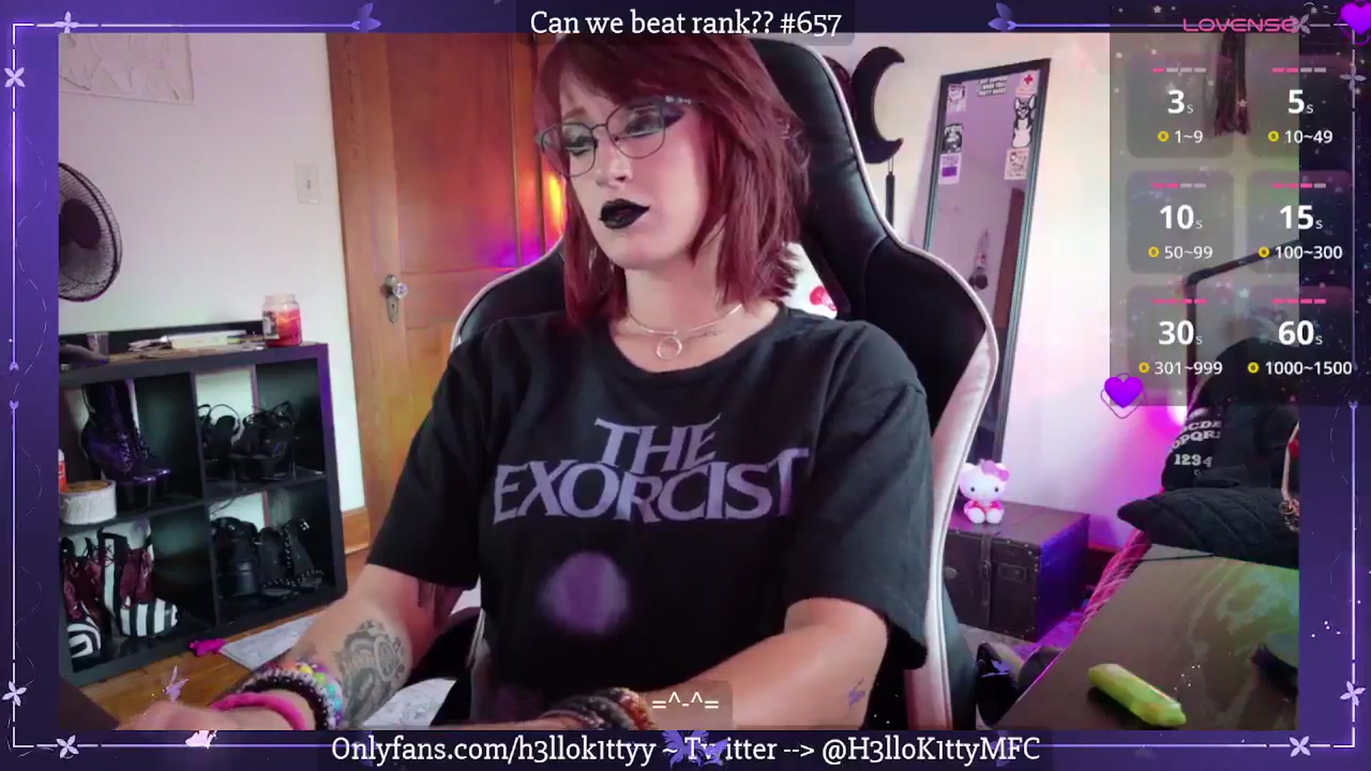 Gallery image thumbnail from H3llok1tty's myfreecams stream on, 08/15/2025, 12:18 image 14 of 20