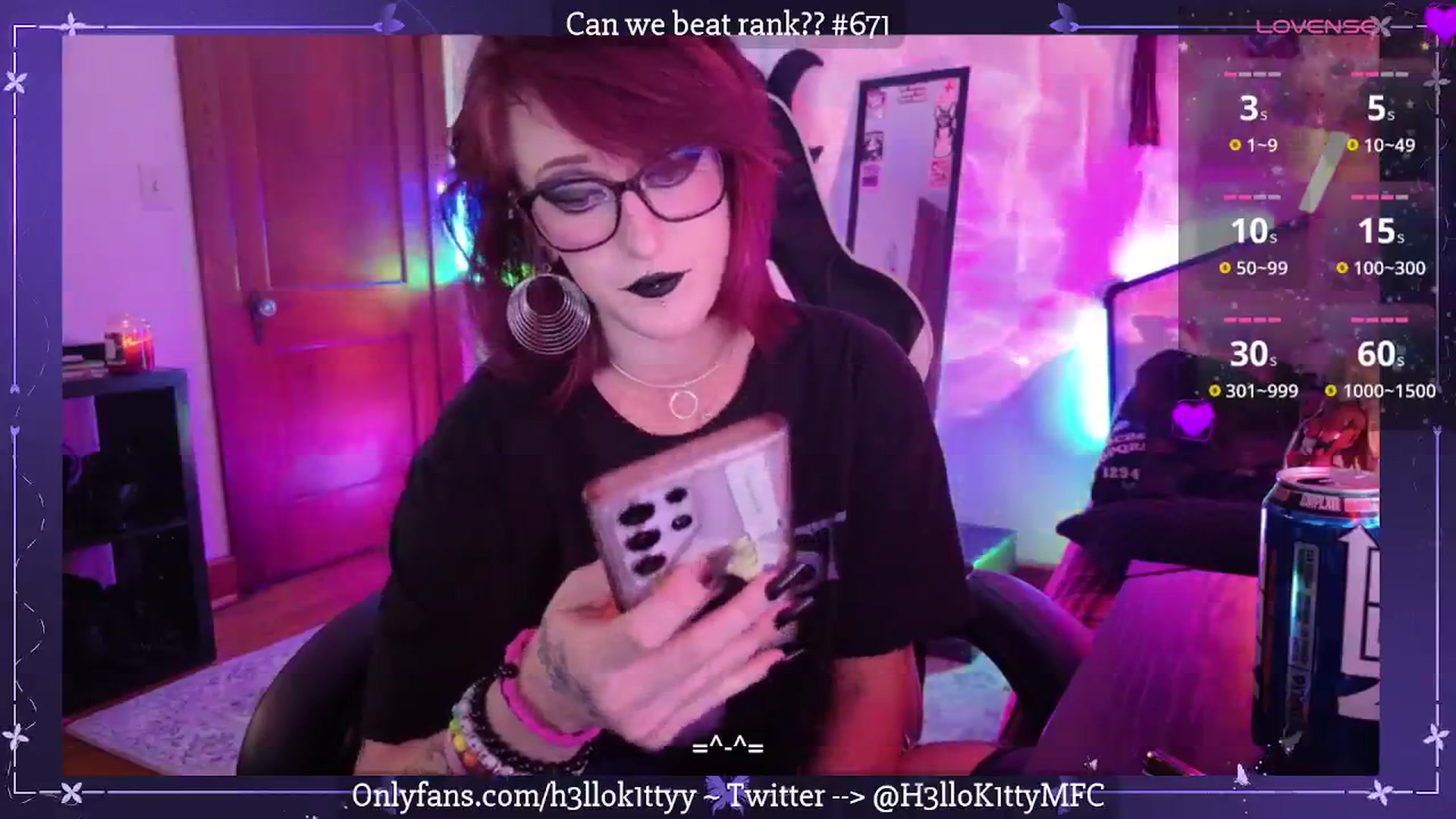 Gallery image thumbnail from H3llok1tty's myfreecams stream on, 08/15/2025, 12:18 image 5 of 20