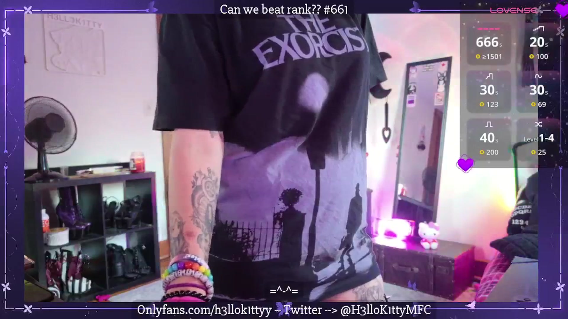 Gallery image thumbnail from H3llok1tty's myfreecams stream on, 08/15/2025, 12:18 image 11 of 20