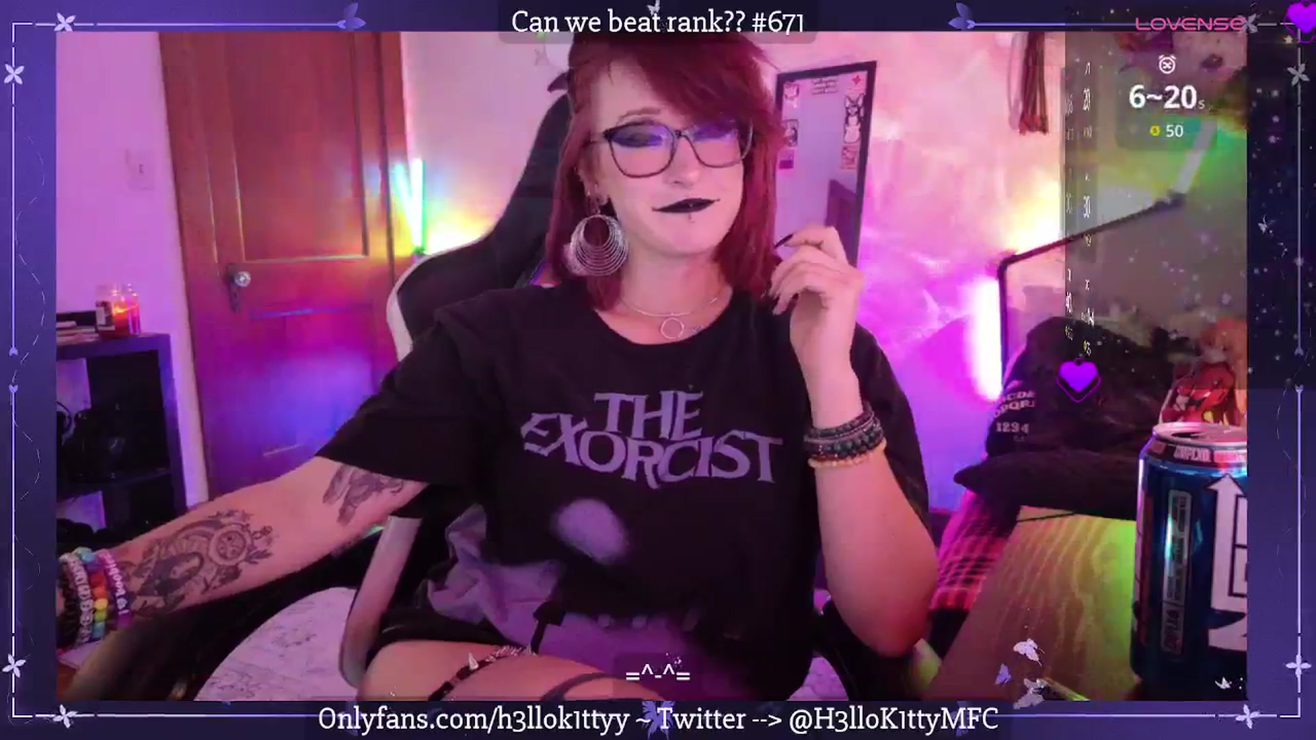 Gallery image thumbnail from H3llok1tty's myfreecams stream on, 08/15/2025, 12:18 image 6 of 20