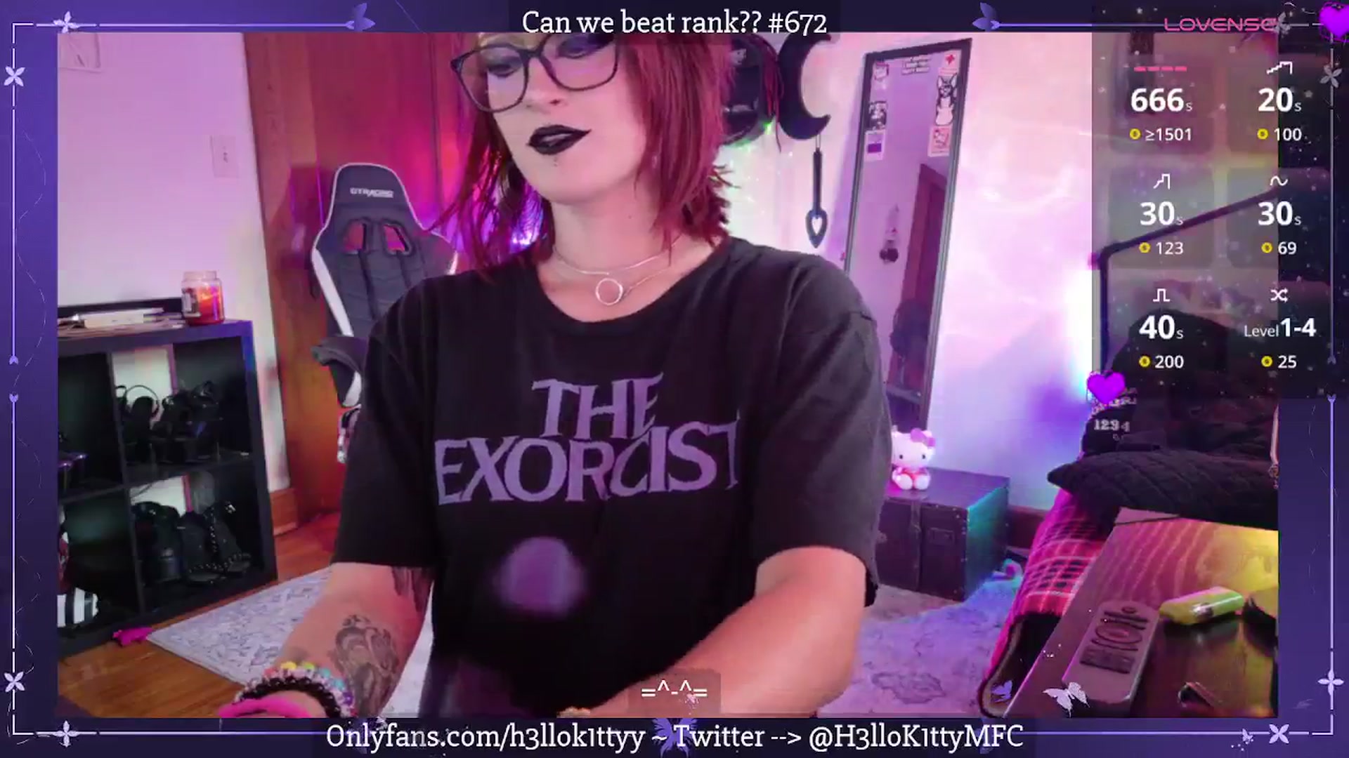 Gallery image thumbnail from H3llok1tty's myfreecams stream on, 08/15/2025, 12:18 image 9 of 20