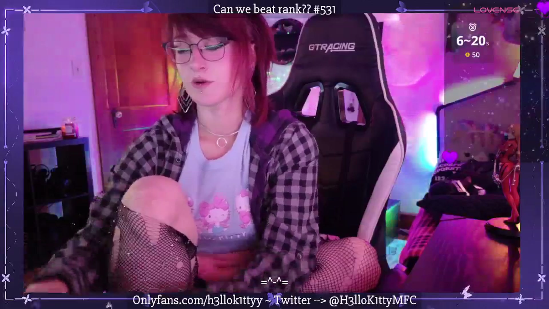 Gallery image thumbnail from H3llok1tty's myfreecams stream on, 08/16/2025, 11:47 image 14 of 20