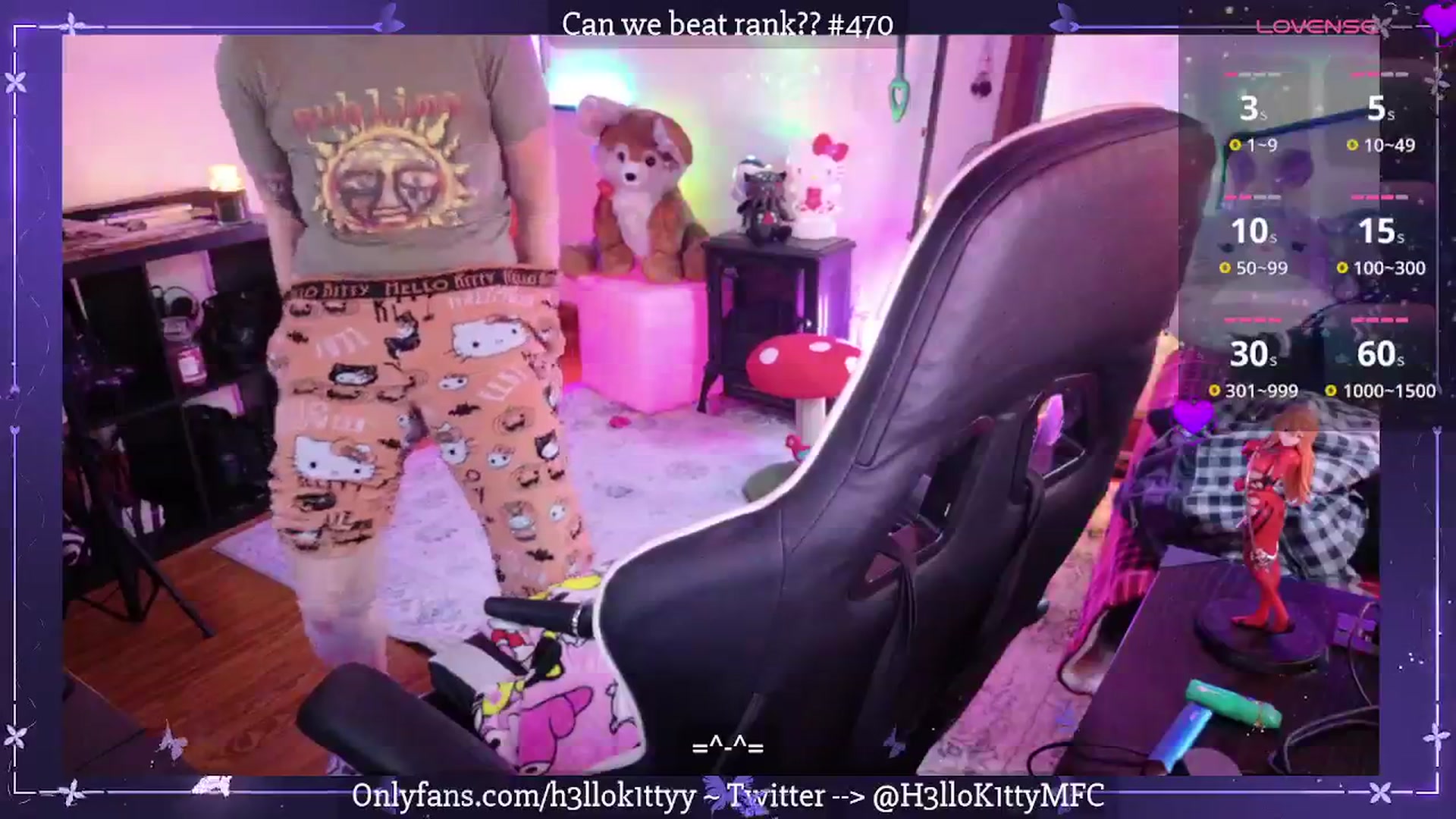 Gallery image thumbnail from H3llok1tty's myfreecams stream on, 08/22/2025, 12:13 image 20 of 20