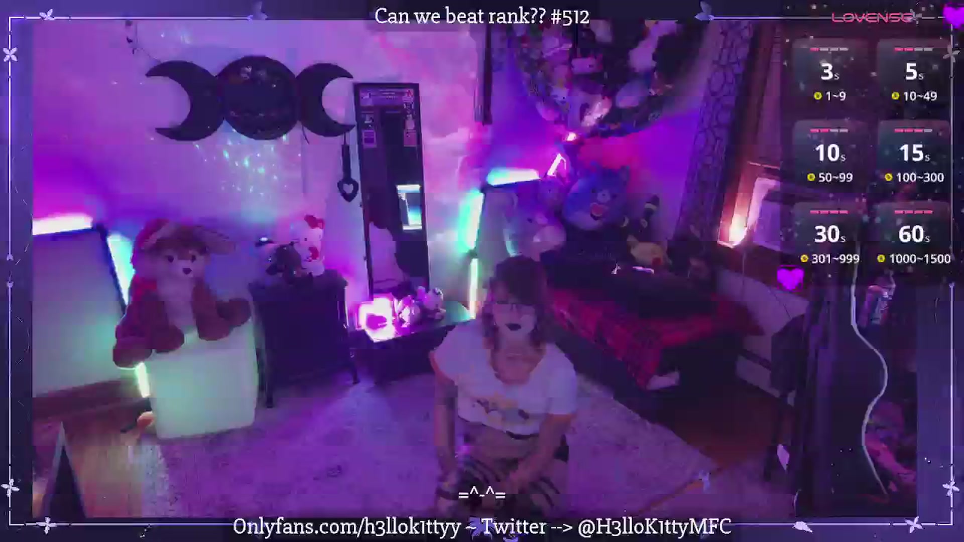 Gallery image thumbnail from H3llok1tty's myfreecams stream on, 08/25/2025, 07:03 image 16 of 20