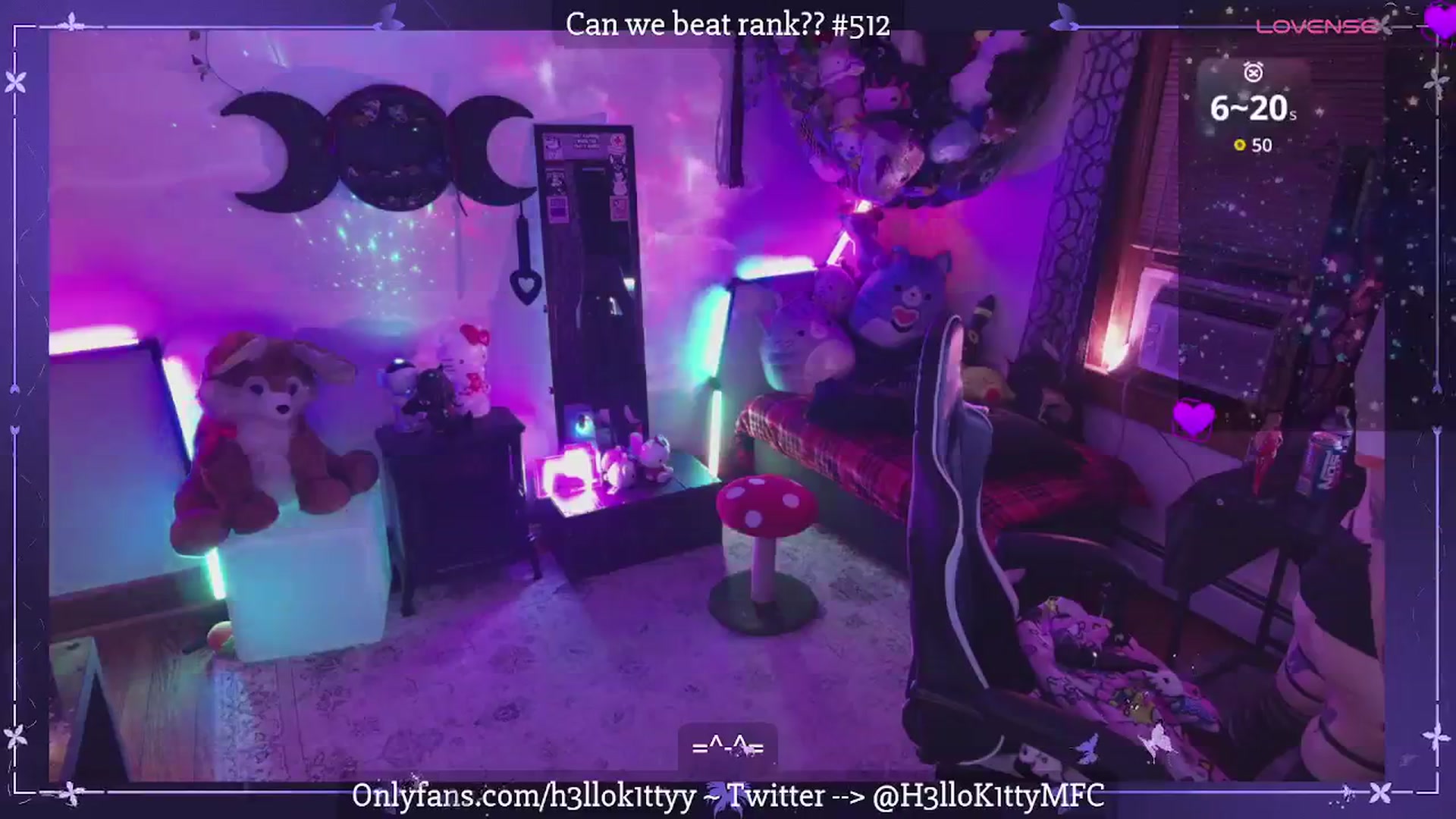 Gallery image thumbnail from H3llok1tty's myfreecams stream on, 08/25/2025, 07:03 image 14 of 20