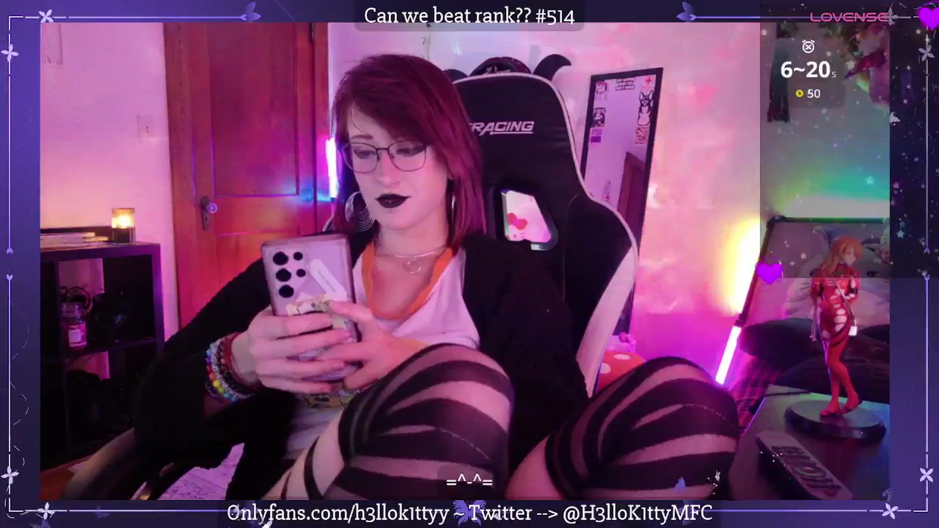 Gallery image thumbnail from H3llok1tty's myfreecams stream on, 08/25/2025, 10:22 image 18 of 20