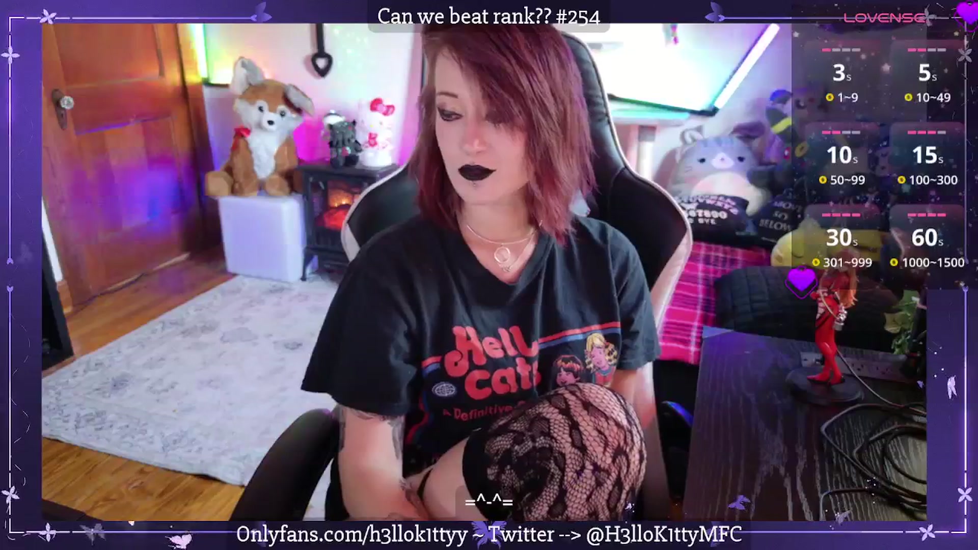 Gallery image thumbnail from H3llok1tty's myfreecams stream on, 09/01/2025, 14:25 image 15 of 20