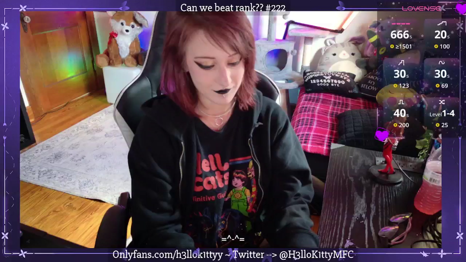 Gallery image thumbnail from H3llok1tty's myfreecams stream on, 09/01/2025, 14:42 image 4 of 20