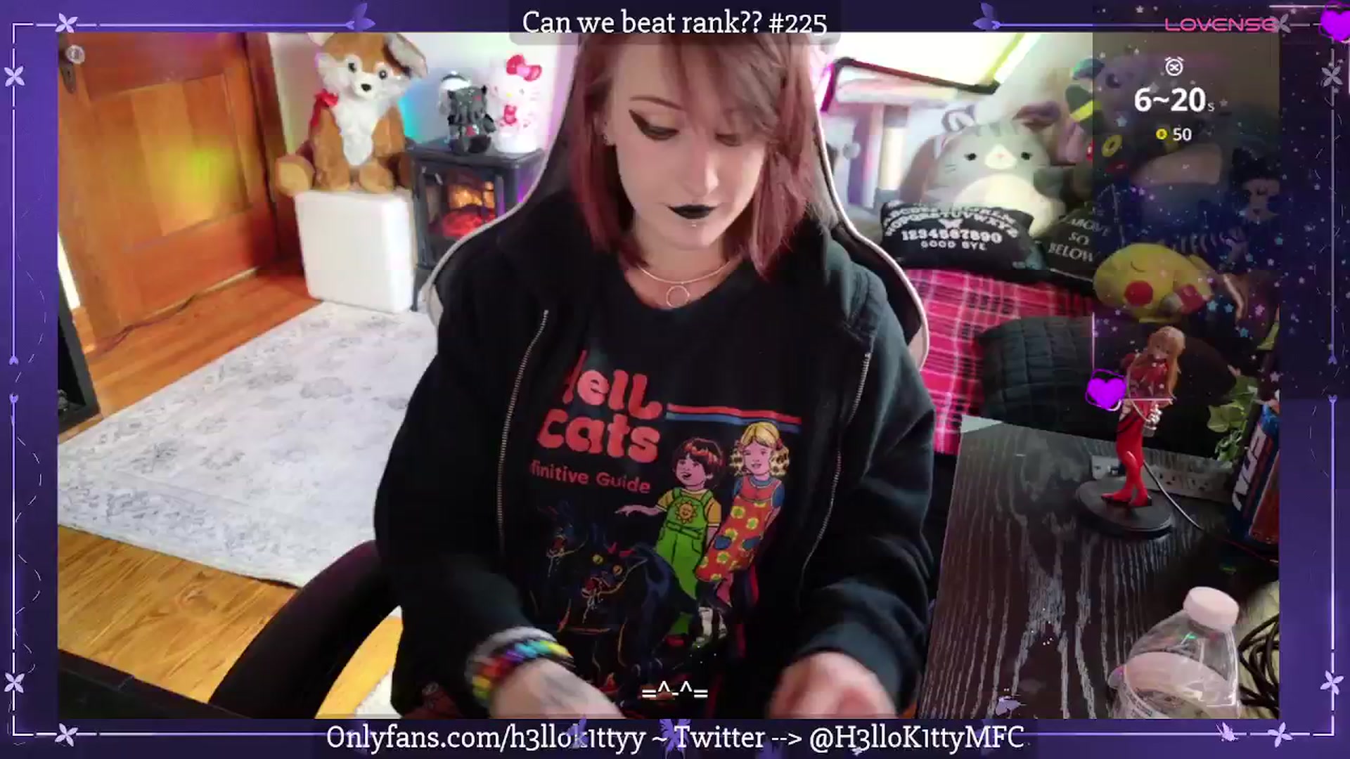 Gallery image thumbnail from H3llok1tty's myfreecams stream on, 09/01/2025, 14:42 image 20 of 20