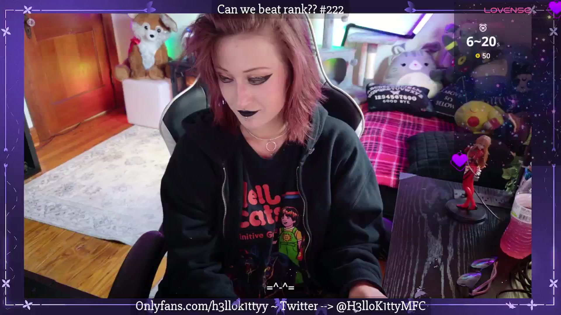 Gallery image thumbnail from H3llok1tty's myfreecams stream on, 09/01/2025, 14:42 image 3 of 20