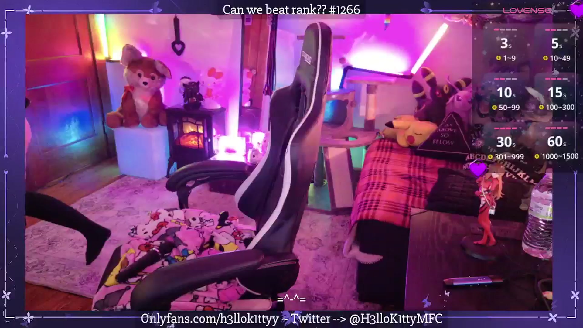 Gallery image thumbnail from H3llok1tty's myfreecams stream on, 09/03/2025, 08:40 image 12 of 20