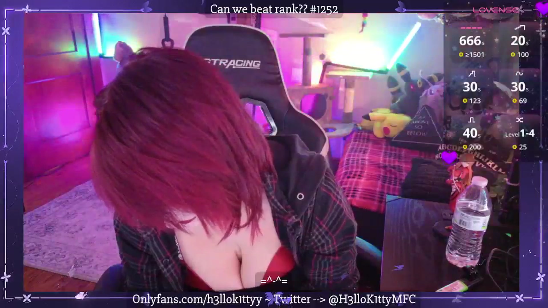 Gallery image thumbnail from H3llok1tty's myfreecams stream on, 09/03/2025, 08:40 image 18 of 20