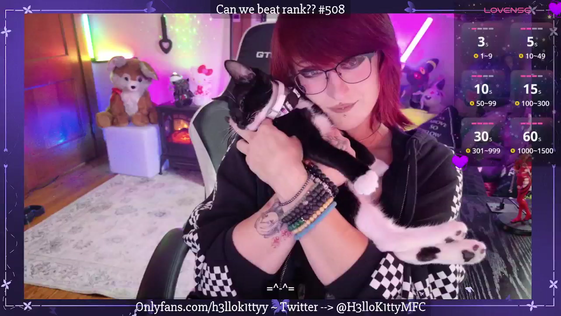 Gallery image thumbnail from H3llok1tty's myfreecams stream on, 09/07/2025, 14:18 image 11 of 20