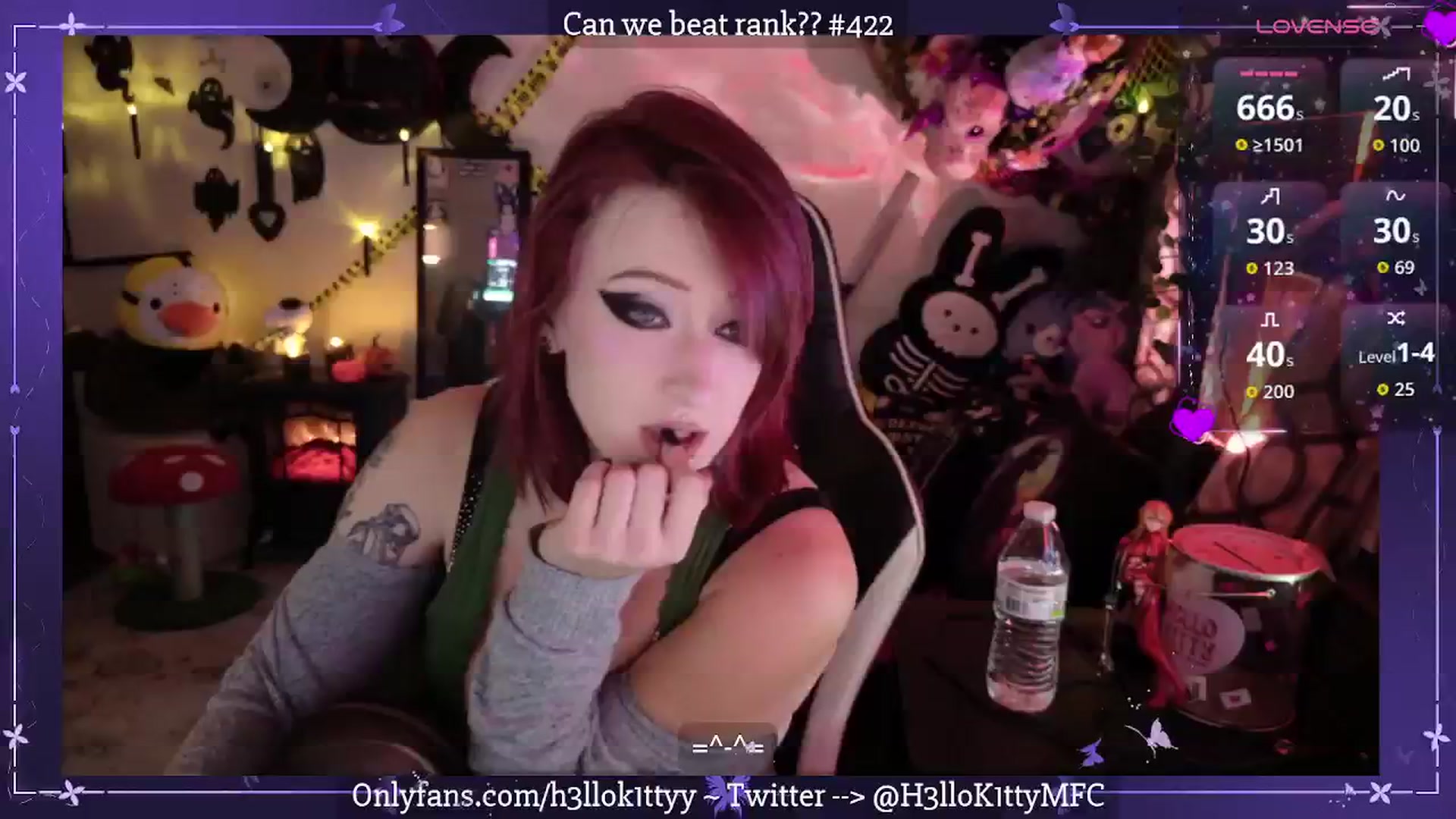 Gallery image thumbnail from H3llok1tty's myfreecams stream on, 09/25/2025, 08:08 image 10 of 20