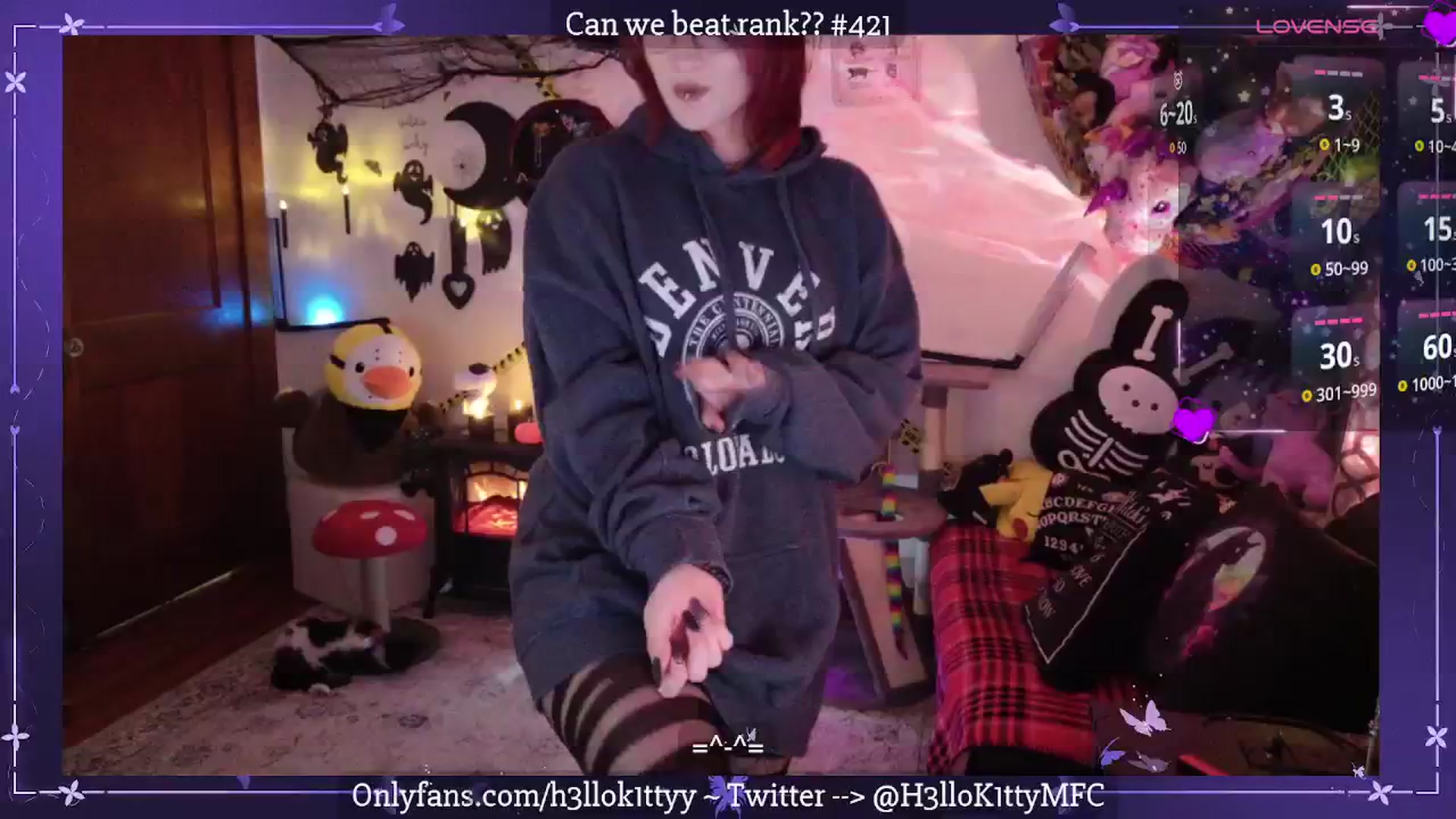 Gallery image thumbnail from H3llok1tty's myfreecams stream on, 09/25/2025, 08:58 image 9 of 20