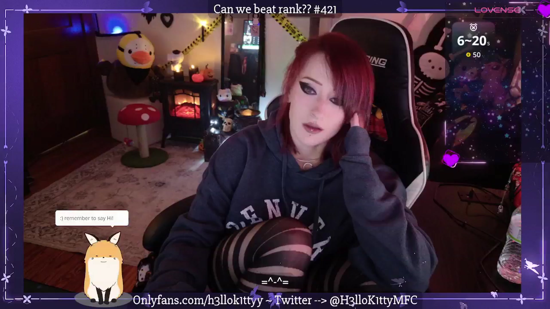Gallery image thumbnail from H3llok1tty's myfreecams stream on, 09/25/2025, 08:58 image 17 of 20