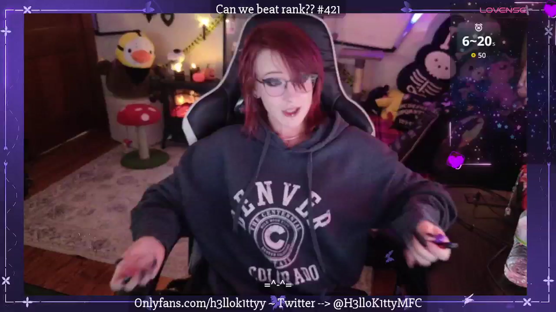 Gallery image thumbnail from H3llok1tty's myfreecams stream on, 09/25/2025, 08:58 image 13 of 20
