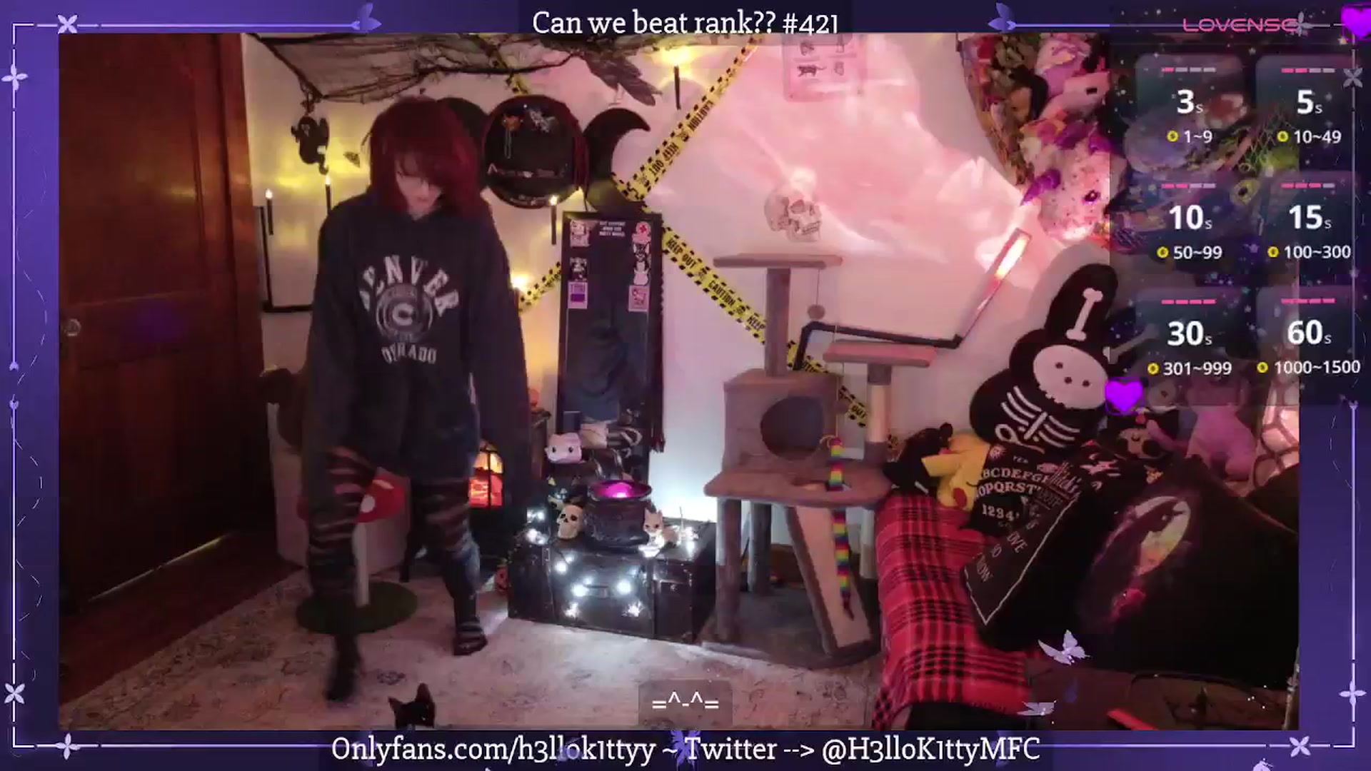 Gallery image thumbnail from H3llok1tty's myfreecams stream on, 09/25/2025, 08:58 image 8 of 20