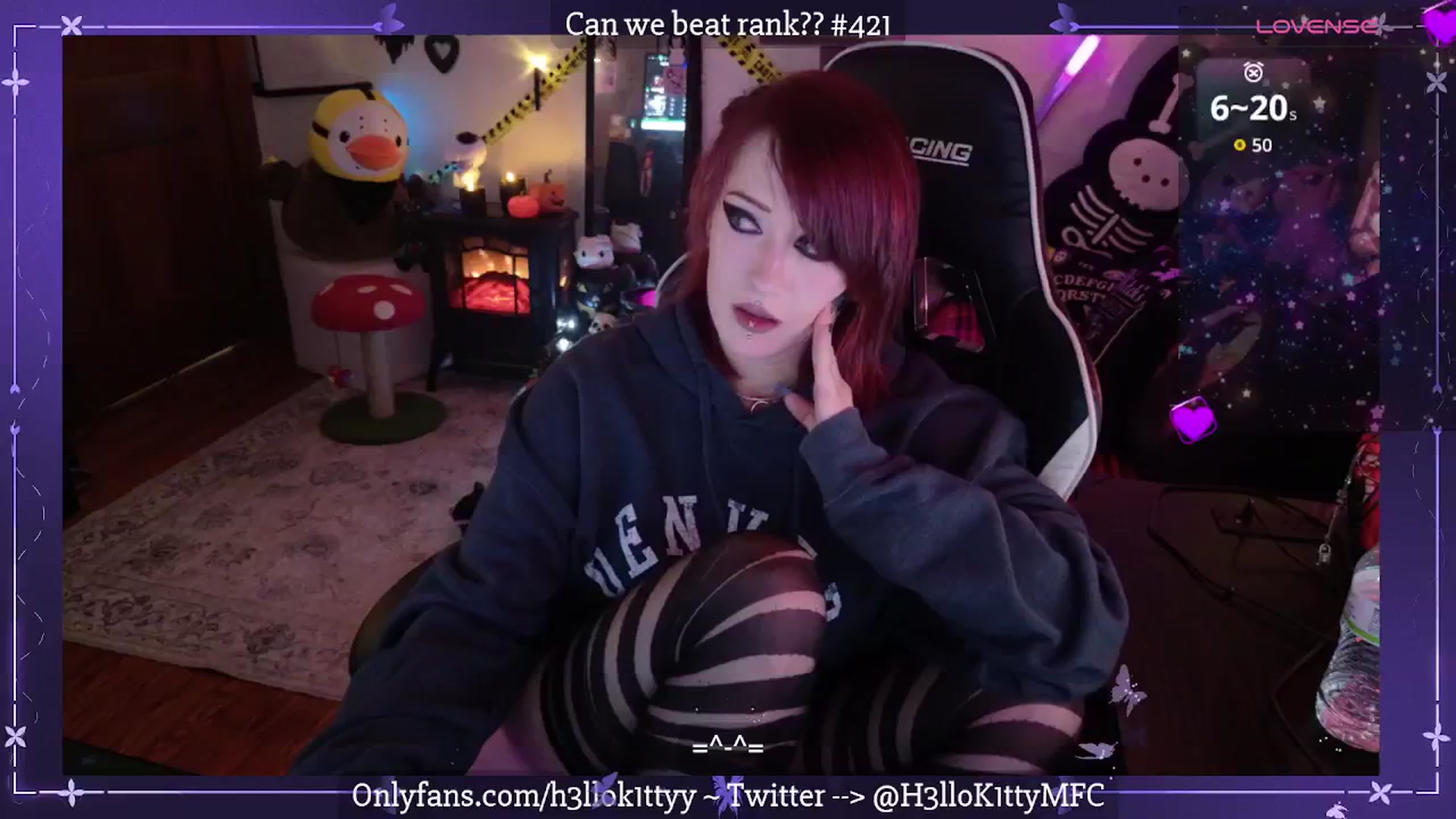 Gallery image thumbnail from H3llok1tty's myfreecams stream on, 09/25/2025, 08:58 image 18 of 20