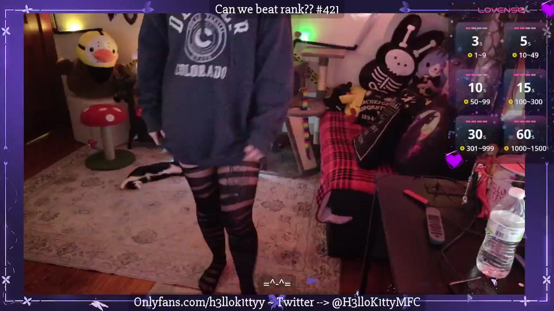 Gallery image thumbnail from H3llok1tty's myfreecams stream on, 09/25/2025, 08:58 image 6 of 20