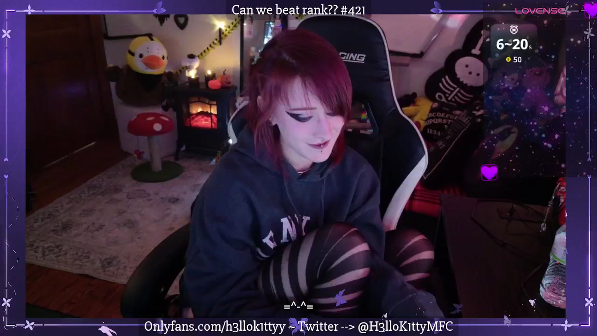 Gallery image thumbnail from H3llok1tty's myfreecams stream on, 09/25/2025, 08:58 image 16 of 20