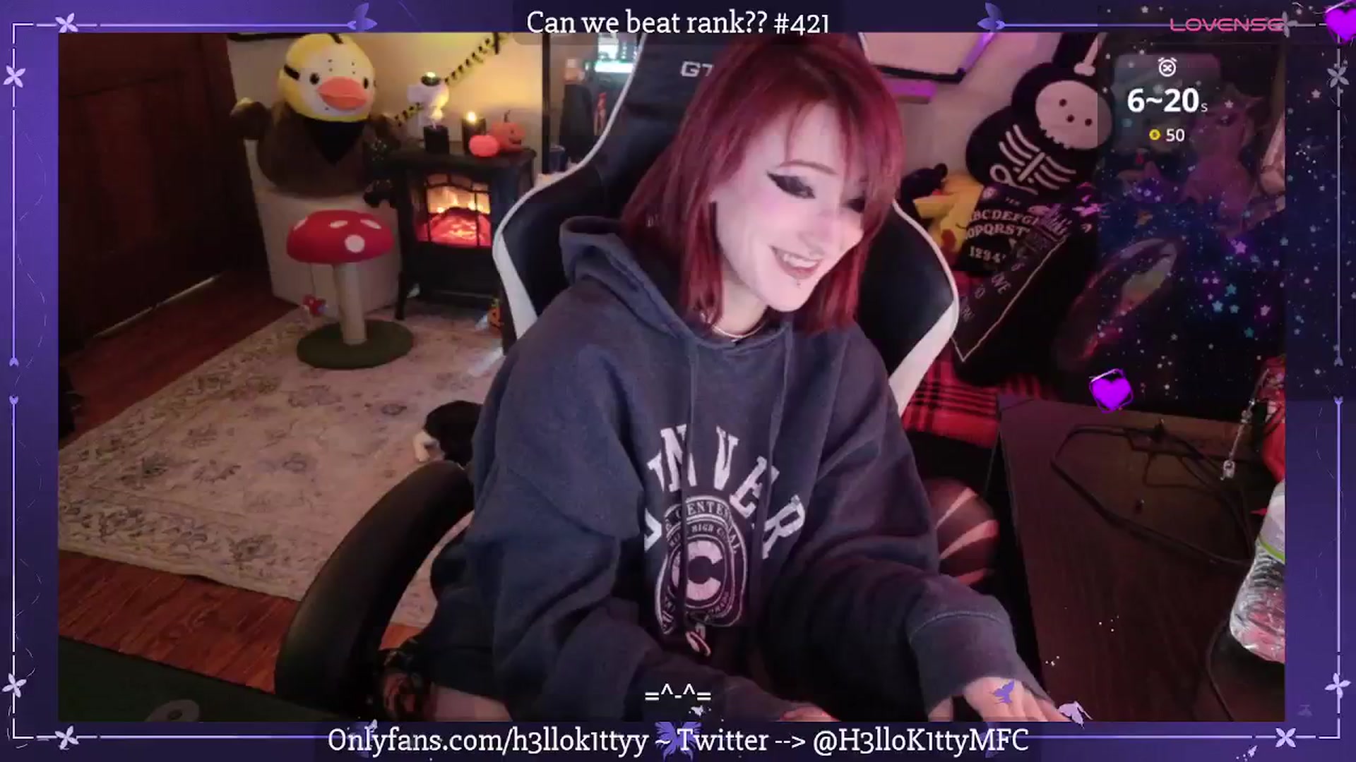Gallery image thumbnail from H3llok1tty's myfreecams stream on, 09/25/2025, 10:07 image 2 of 20