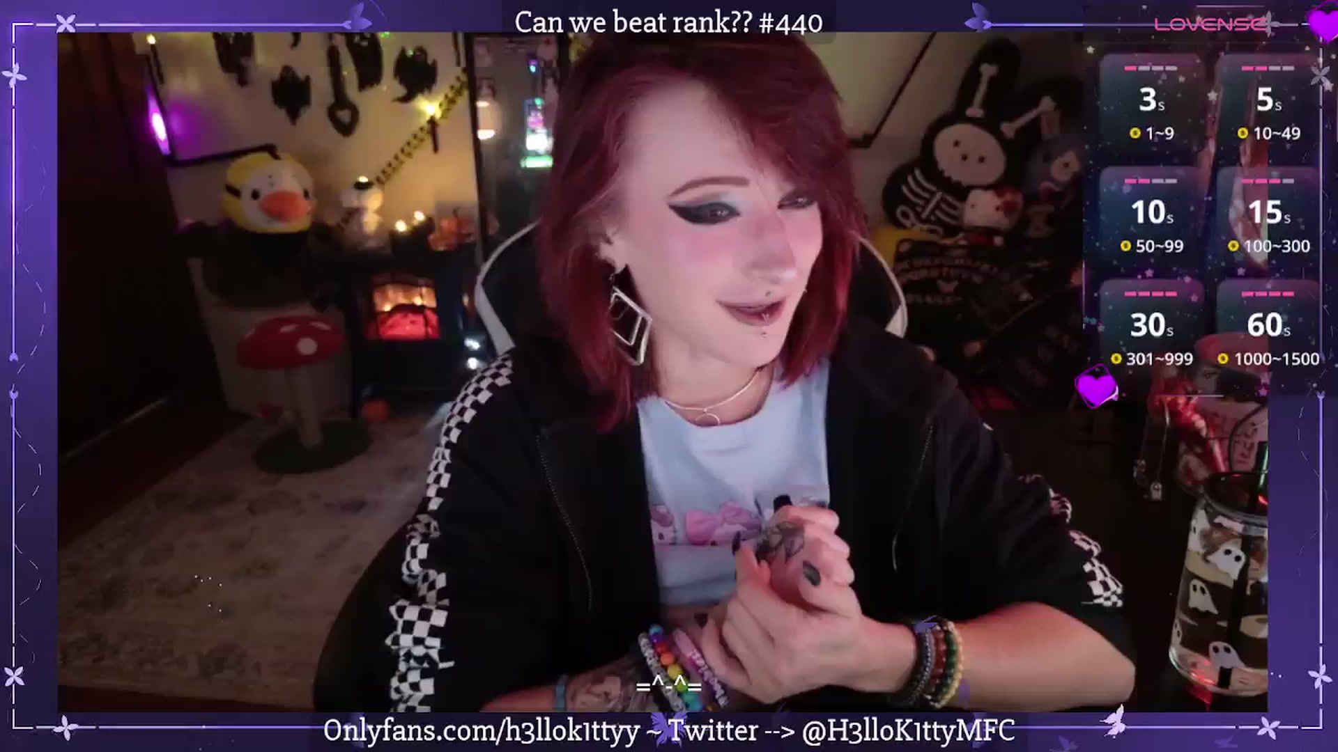 Gallery image thumbnail from H3llok1tty's myfreecams stream on, 09/27/2025, 12:43 image 6 of 20