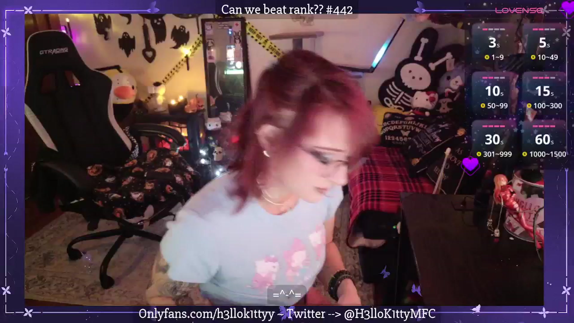 Gallery image thumbnail from H3llok1tty's myfreecams stream on, 09/27/2025, 12:43 image 3 of 20