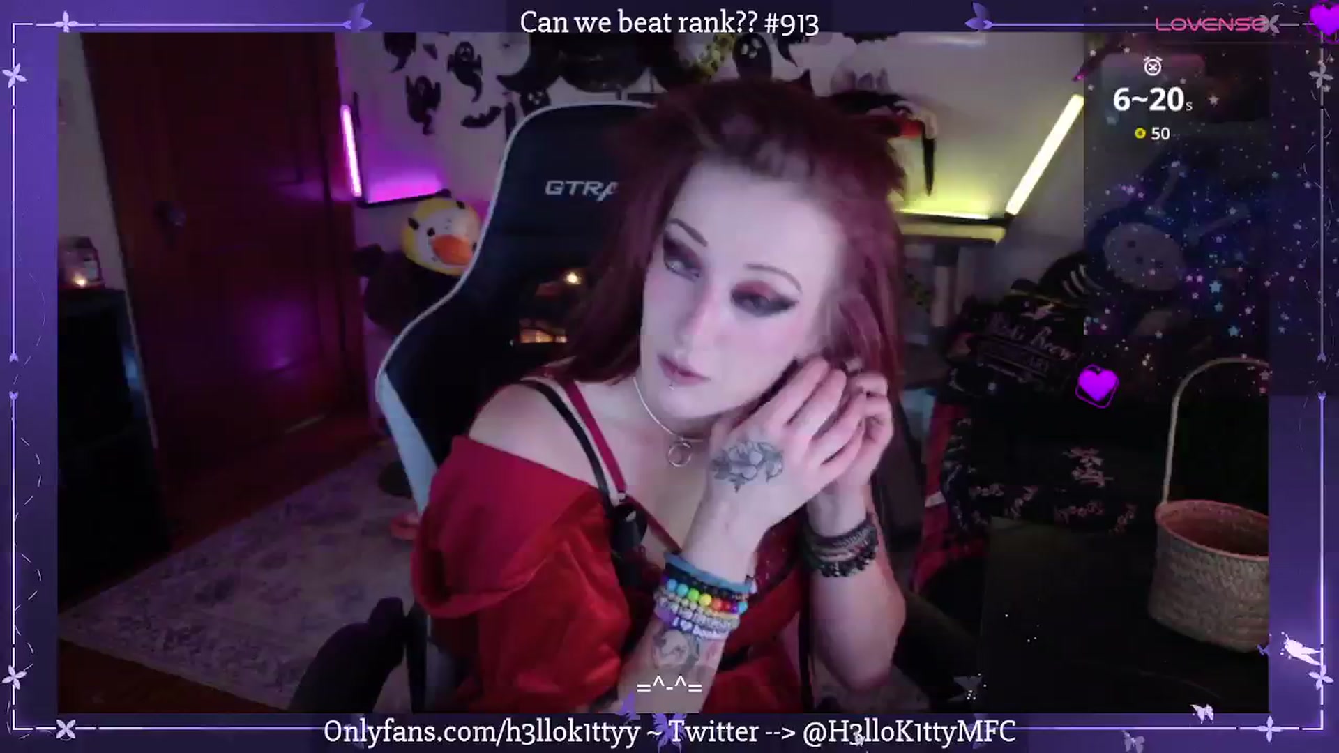 Gallery image thumbnail from H3llok1tty's myfreecams stream on, 10/11/2025, 10:07 image 7 of 20